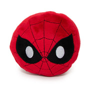 Dog Toy Squeaky Plush - Spider-Man Face Emoji Red Black White Dog Toy Squeaky Plush Marvel Comics