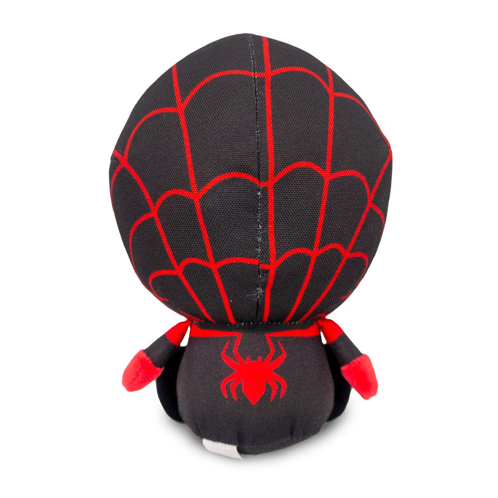 Dog Toy Squeaker Plush - Marvel Ultimate Spider-Man Morales Full Body Sitting Pose Dog Toy Squeaky Plush Marvel Comics