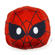 Dog Toy Ballistic Squeaker - Spider-Man Face Red Dog Toy Squeaky Plush Marvel Comics