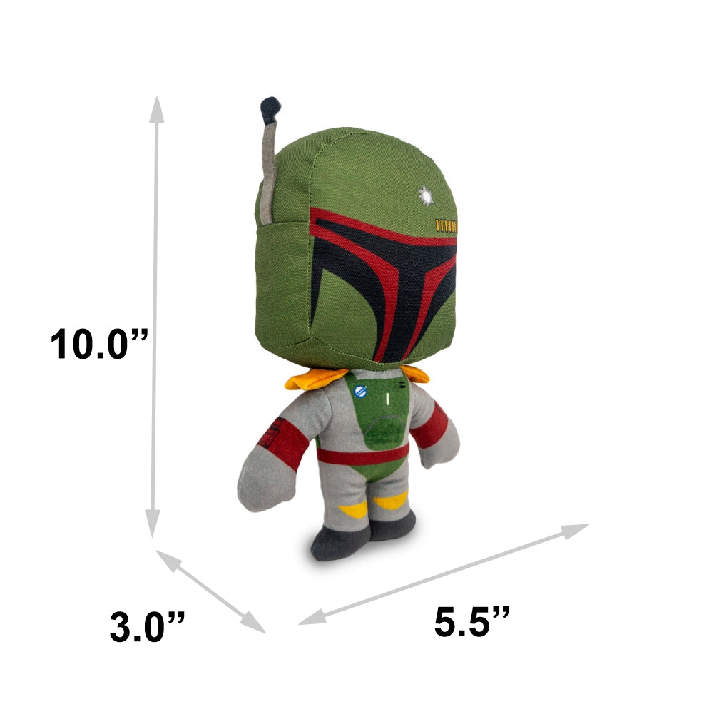 Dog Toy Ballistic Squeaker - Star Wars Boba Fett Standing Pose Dog Toy Ballistic Squeaker Star Wars