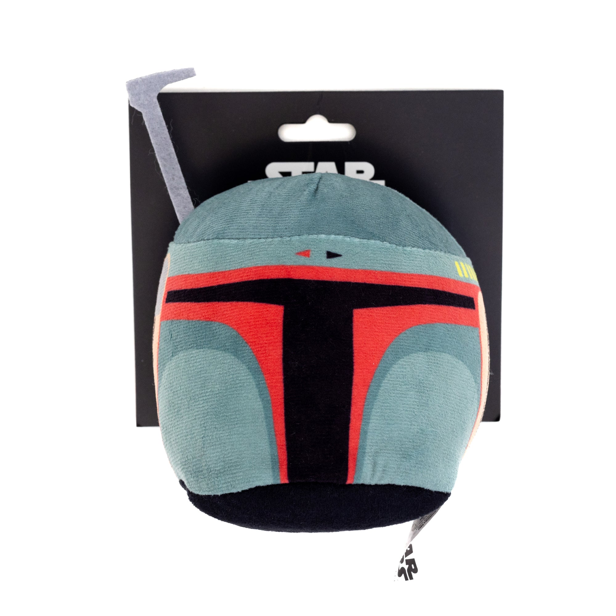 Dog Toy Squeaker Plush - Boba Fett Helmet Green Dog Toy Squeaky Plush Star Wars
