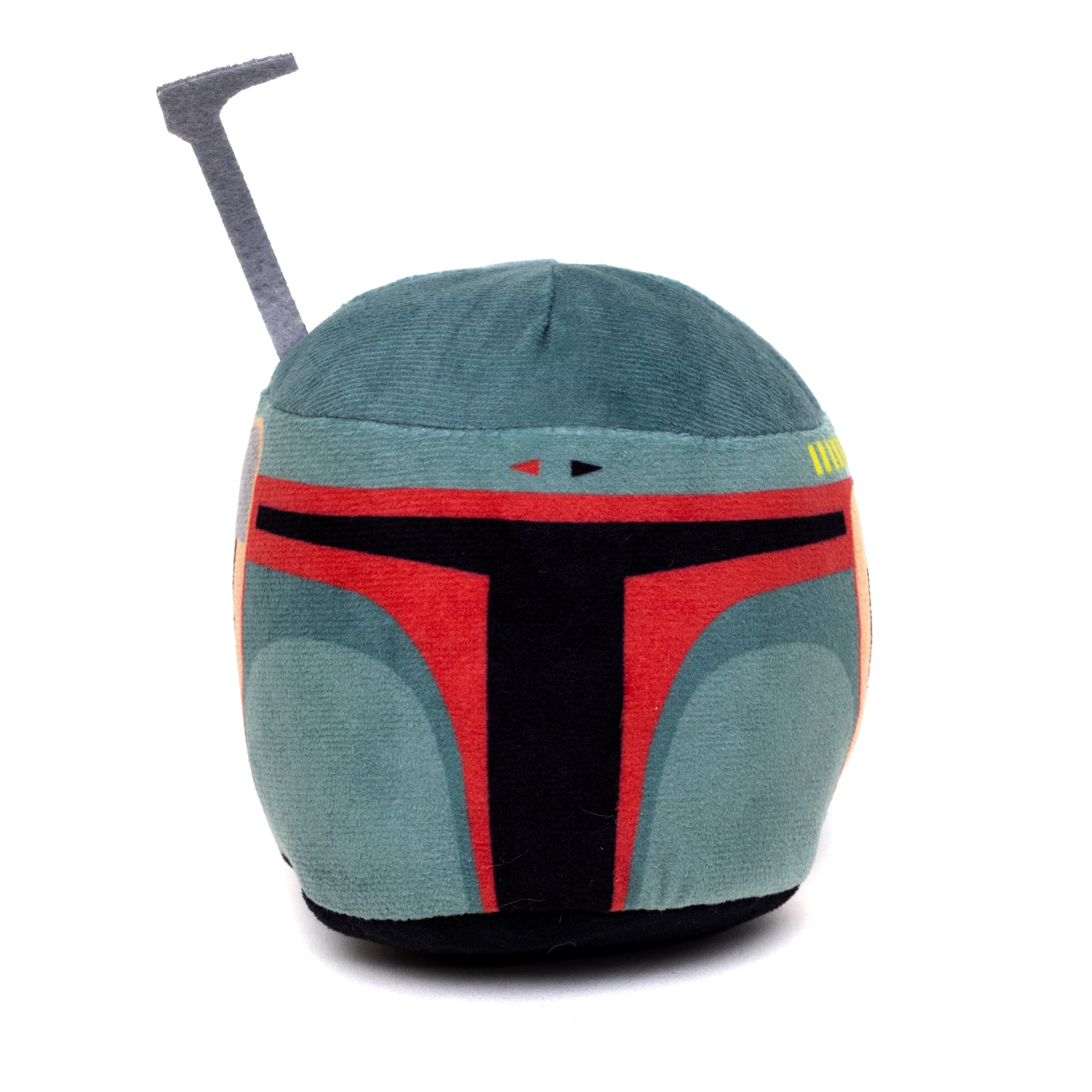 Dog Toy Squeaker Plush - Boba Fett Helmet Green Dog Toy Squeaky Plush Star Wars