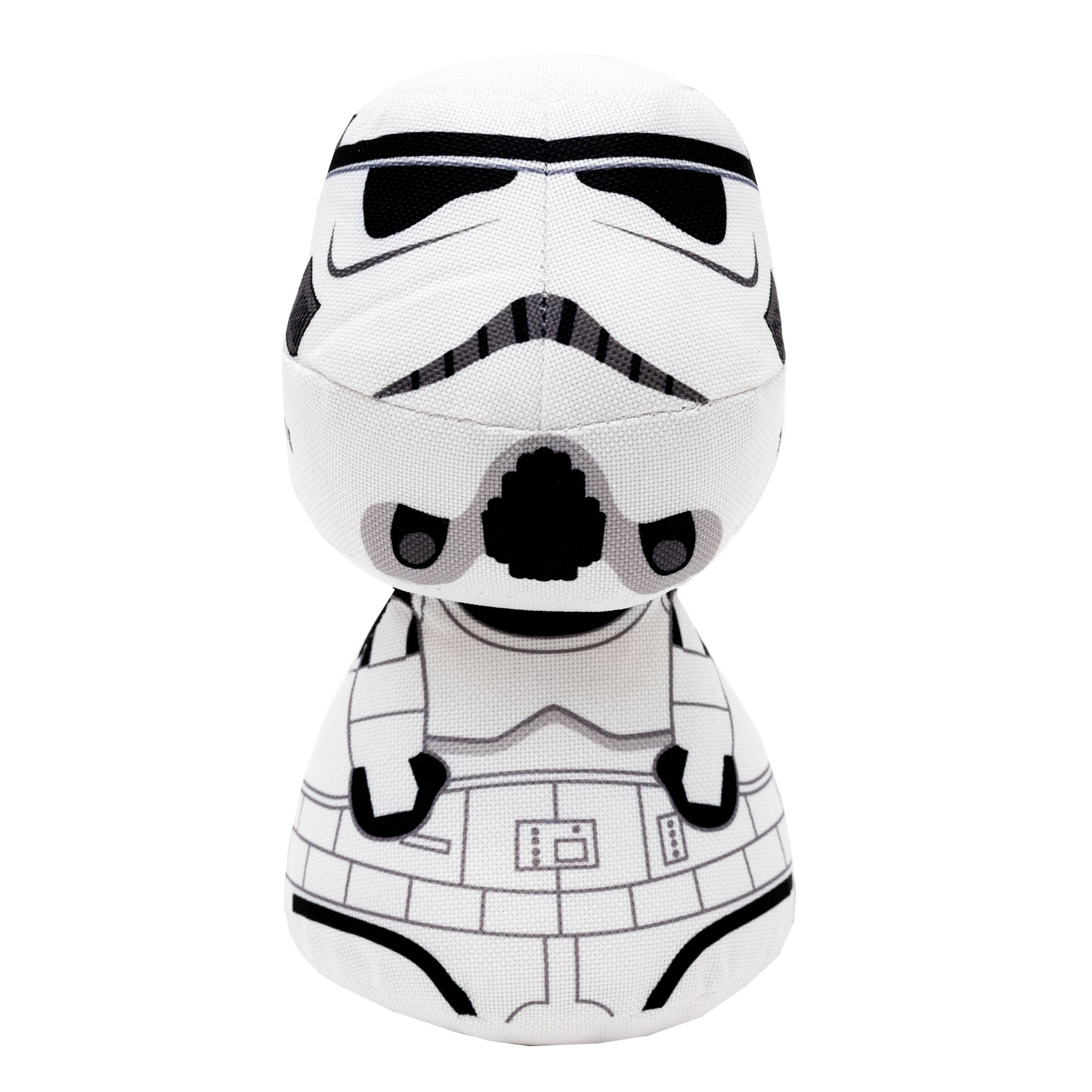 Dog Toy Squeaky Plush 2-Piece Set, Star Wars Big Head Characters, Darth Vader, Stormtrooper