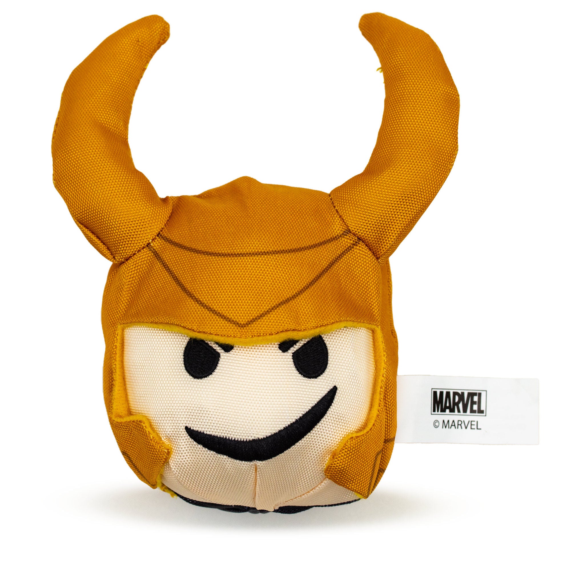 Dog Toy Squeaky Plush 2-Piece Set, Marvel Comics Chibi Characters, Thor, Loki