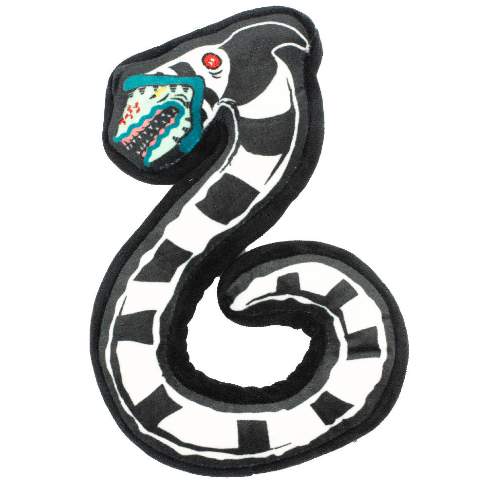 Dog Toy Squeaky Plush 2-Piece Set, Beetlejuice Characters, Chibi Beetlejuice, Sandworm