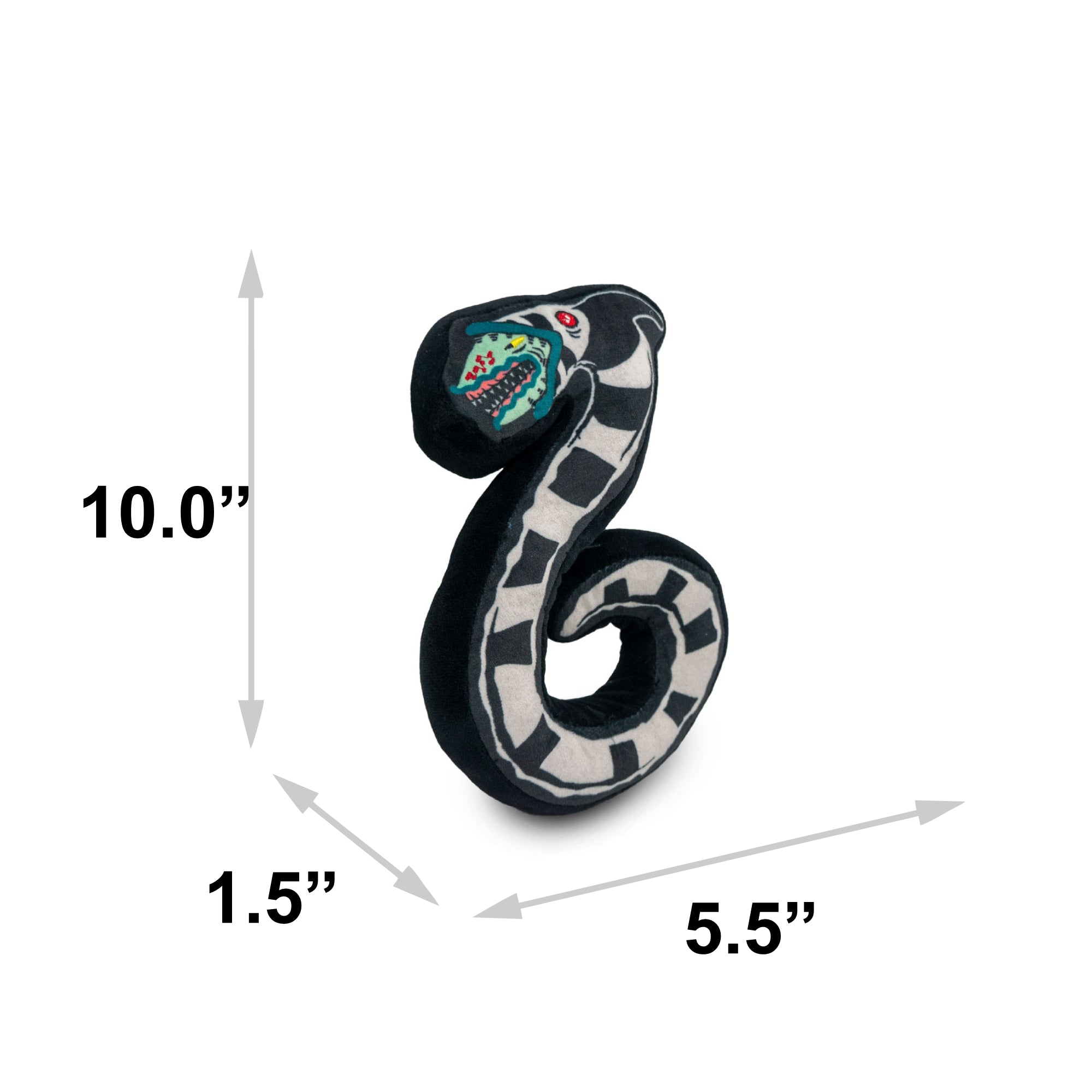 Dog Toy Squeaker Plush - Beetlejuice Sandworm Dog Toy Squeaky Plush Beetlejuice