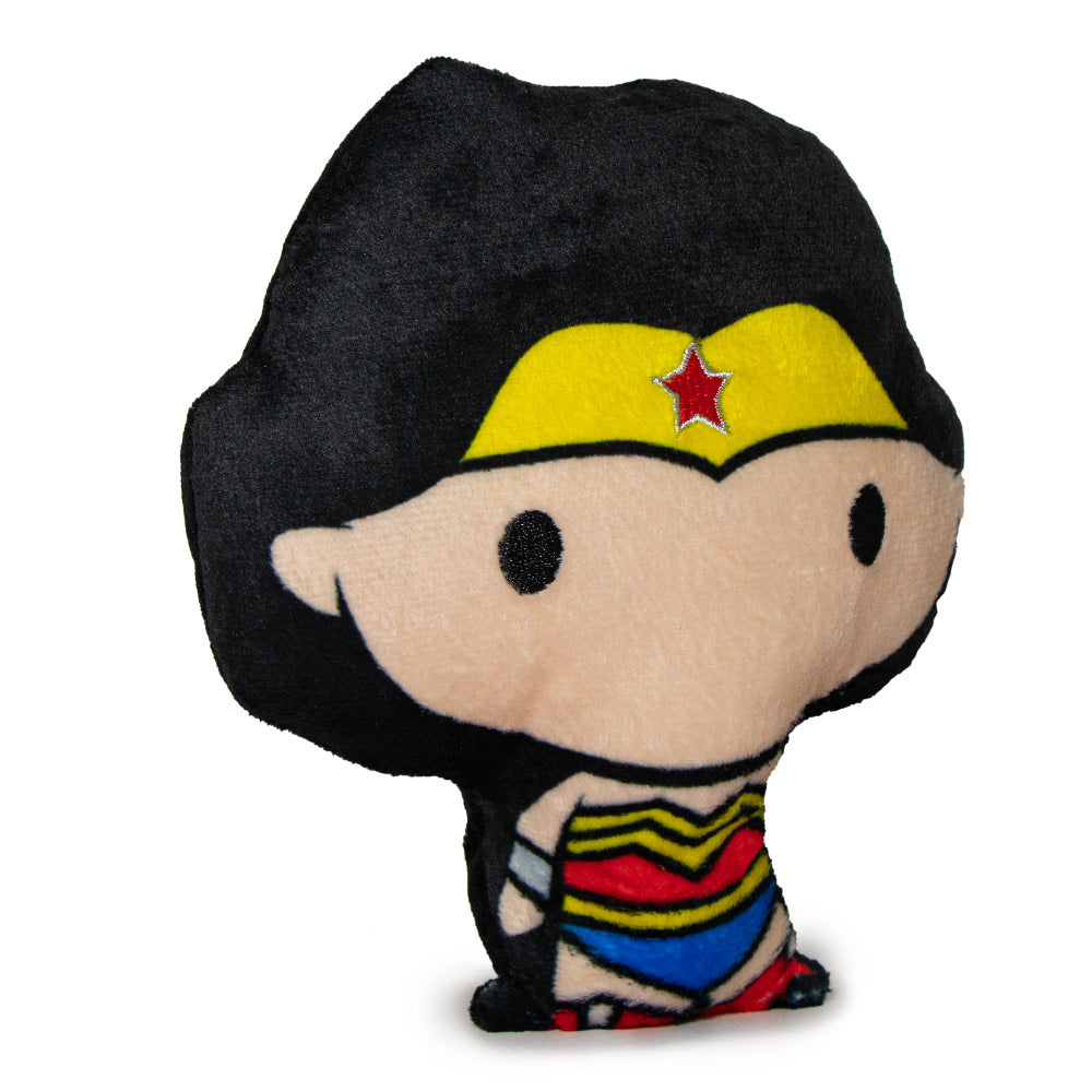 Dog Toy Plush - Chibi Wonder Woman Standing Pose Dog Toy Squeaky Plush DC Comics