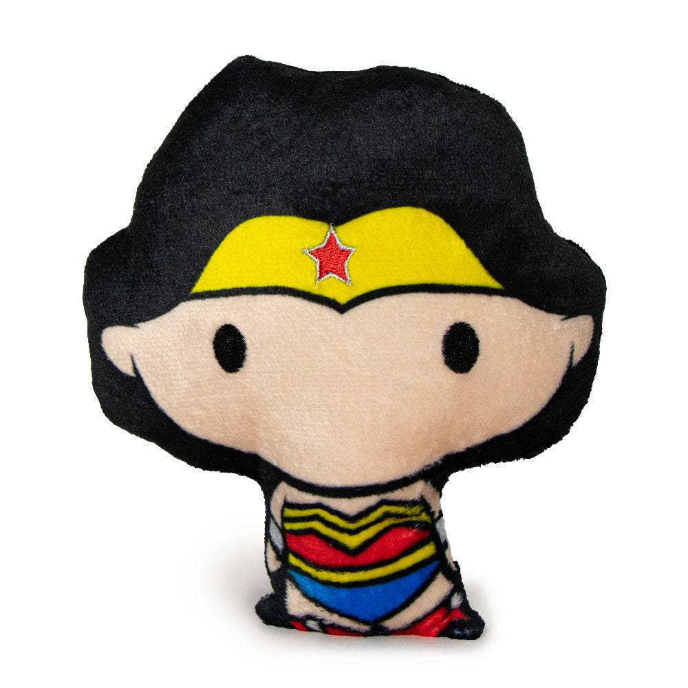 Dog Toy Plush - Chibi Wonder Woman Standing Pose Dog Toy Squeaky Plush DC Comics