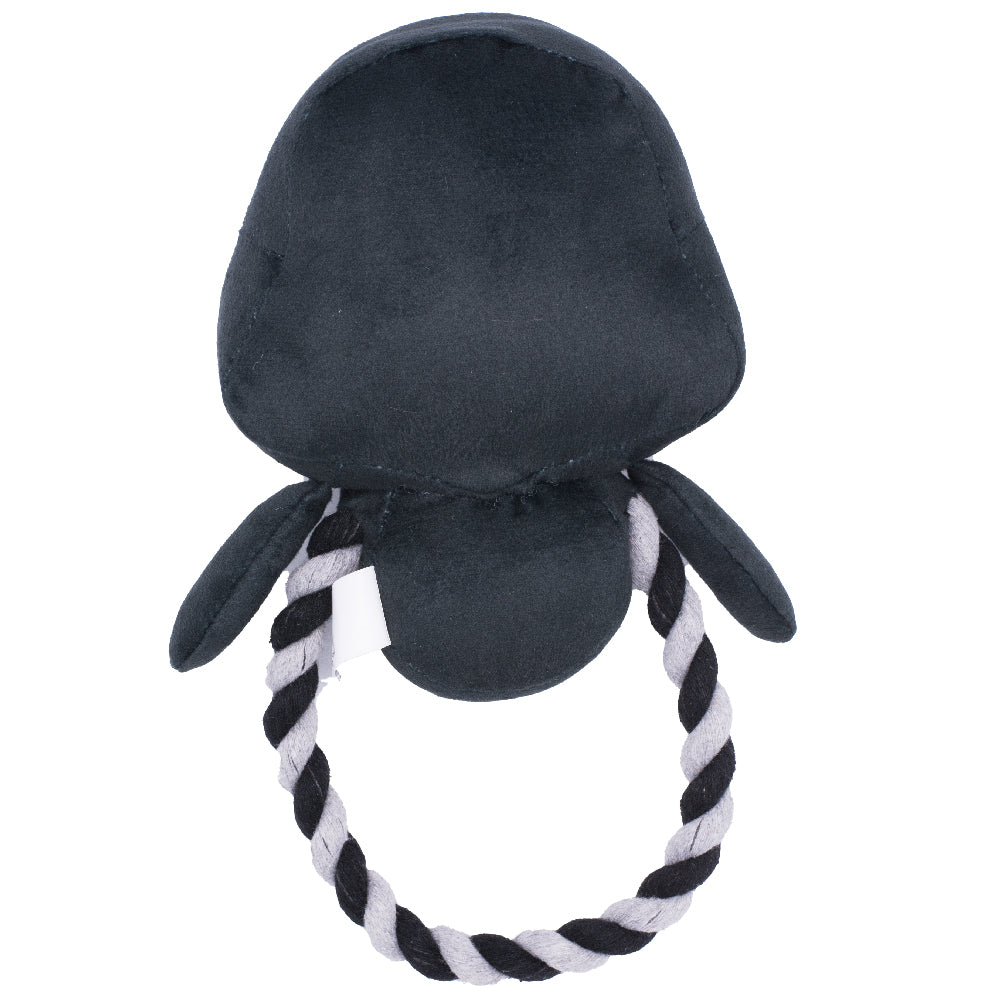 Dog Toy Plush Rope Toy - Star Wars Darth Vader Plush Black Gray Round Rope Dog Toy Rope Toy Star Wars