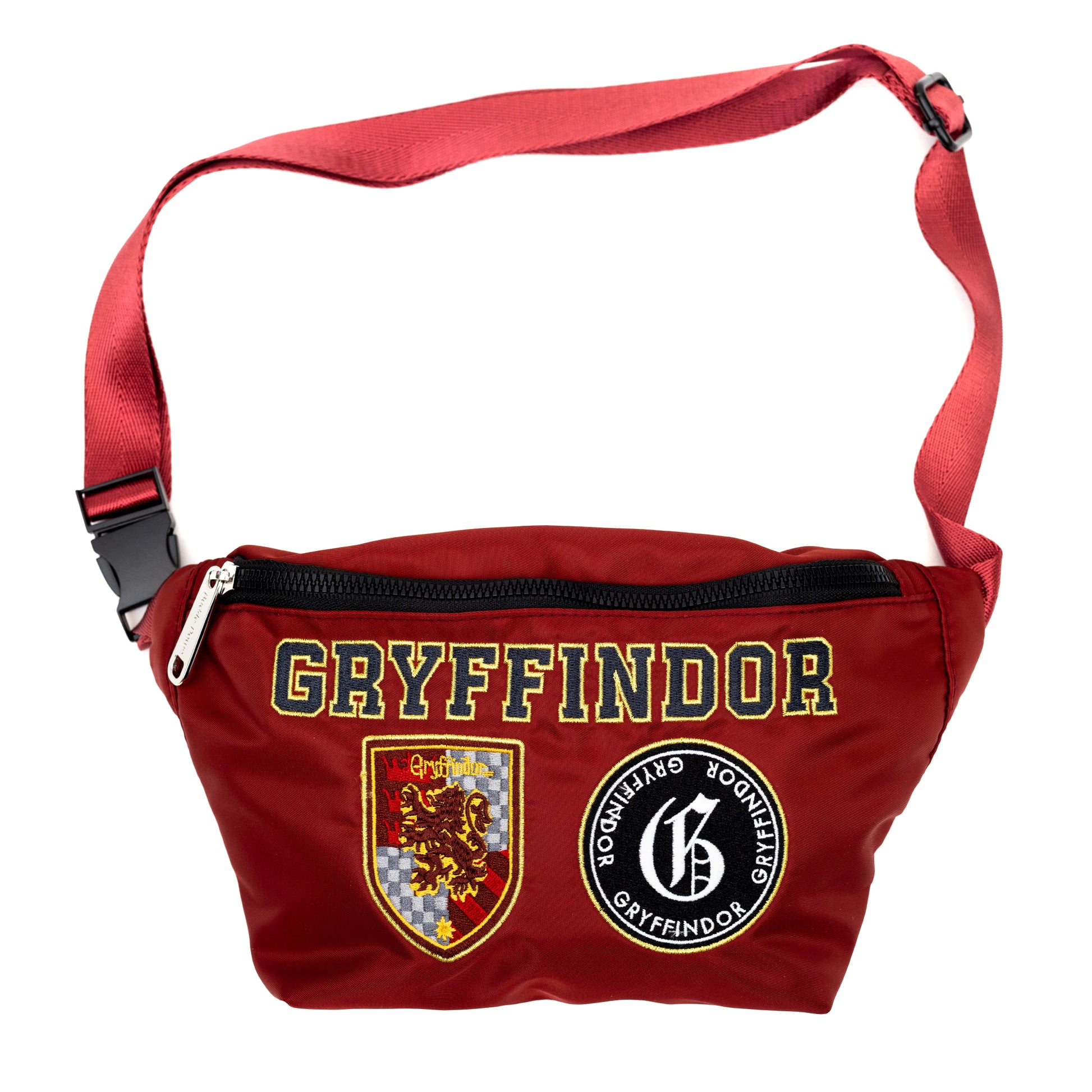 Fanny Pack - Harry Potter GRYFFINDOR Patches Embroidered Burgundy Fanny Packs Harry Potter