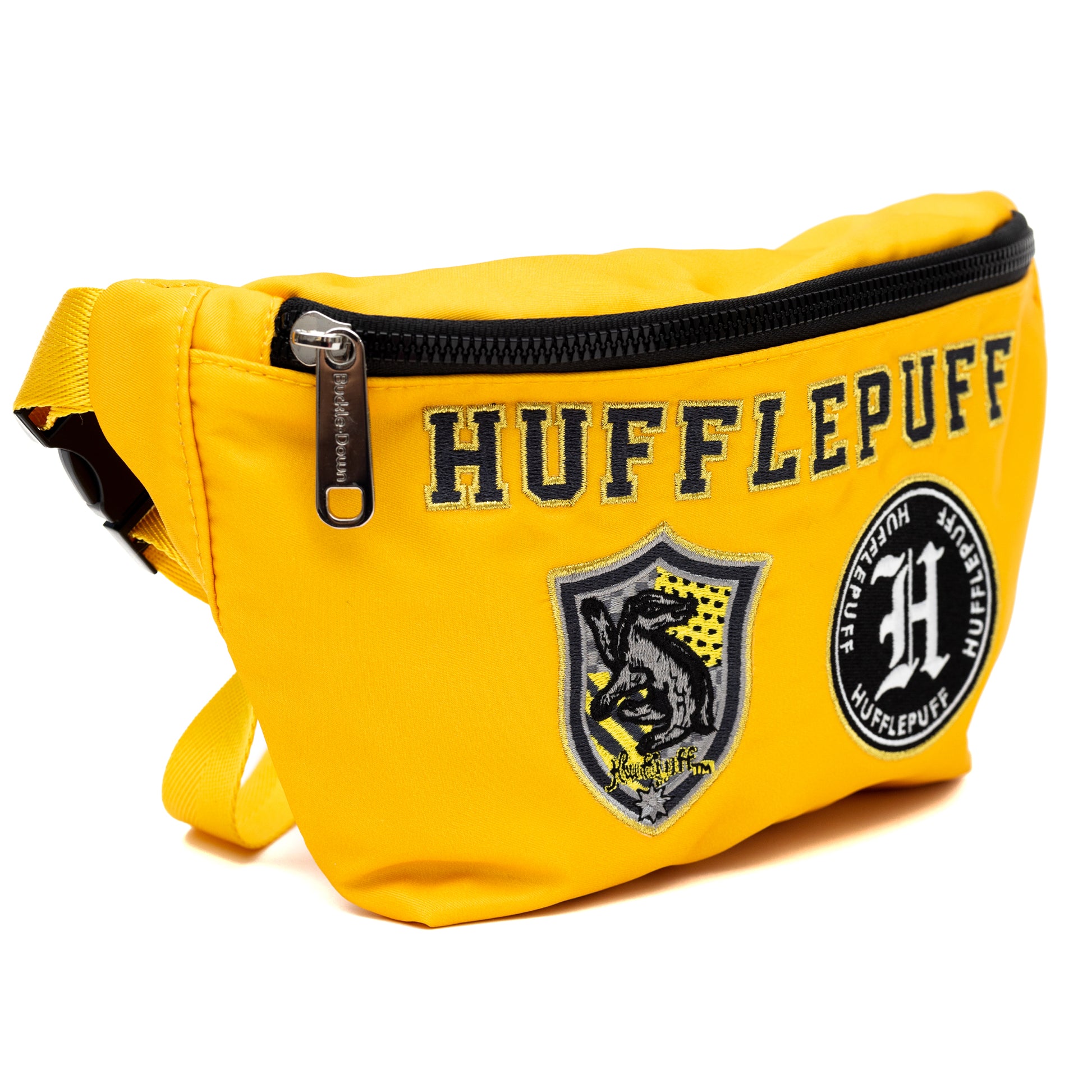 Fanny Pack - Harry Potter HUFFLEPUFF Patches Embroidered Yellow Fanny Packs Harry Potter