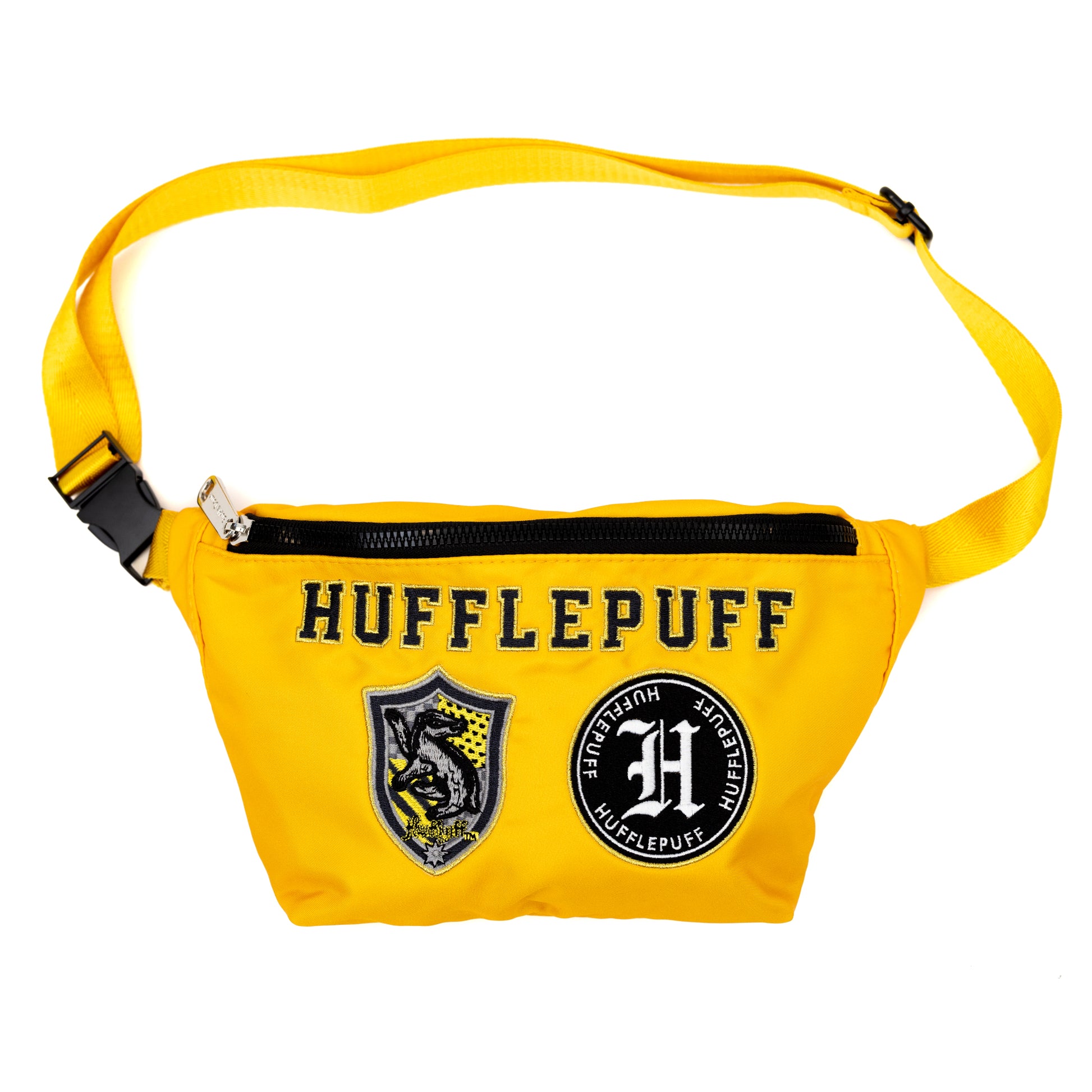 Fanny Pack - Harry Potter HUFFLEPUFF Patches Embroidered Yellow Fanny Packs Harry Potter