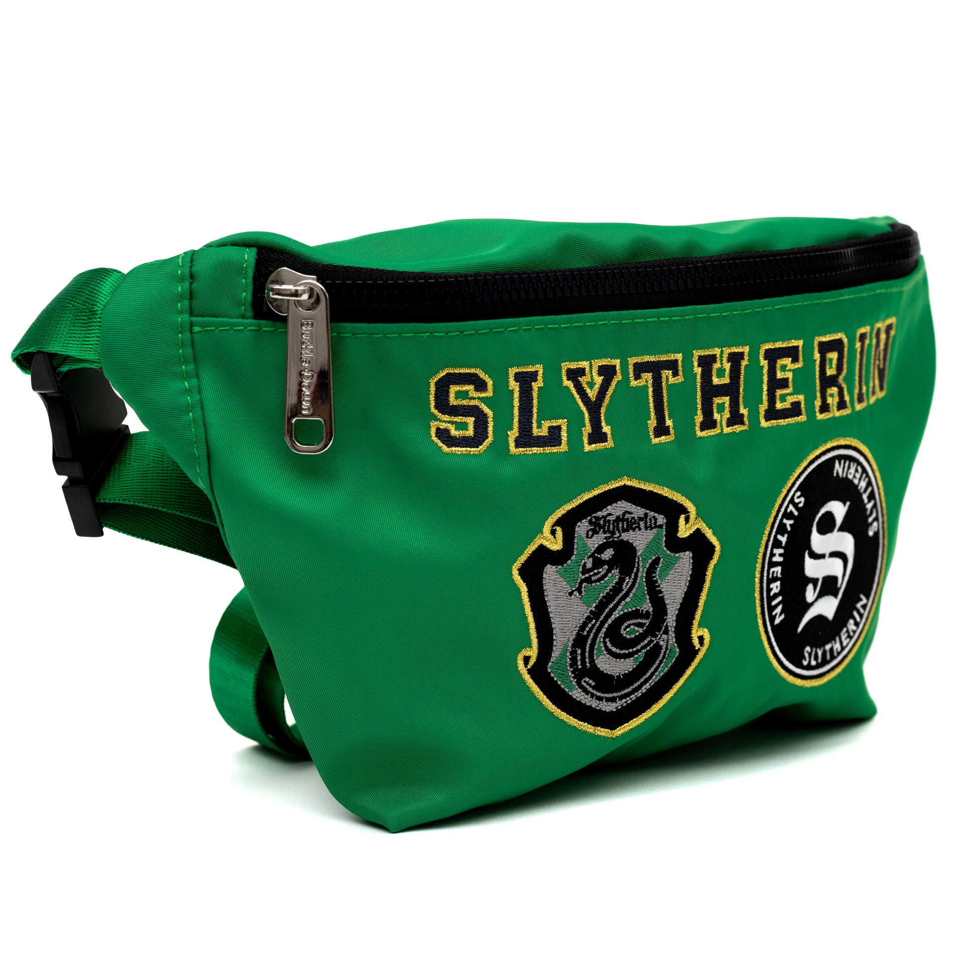 Fanny Pack - Harry Potter SLYTHERIN Patches Embroidered Green Fanny Packs Harry Potter