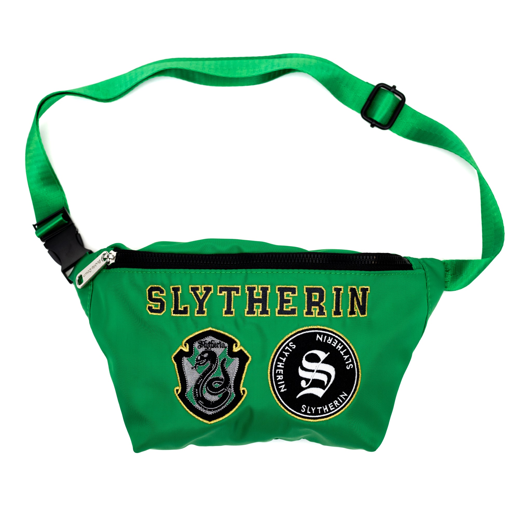 Fanny Pack - Harry Potter SLYTHERIN Patches Embroidered Green Fanny Packs Harry Potter