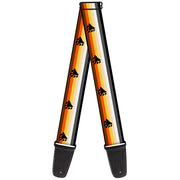 Guitar Strap - Flag Bear Pride2 Black/Brown/Orange/Yellow/Tan/White/Gray/Black Guitar Straps Buckle-Down