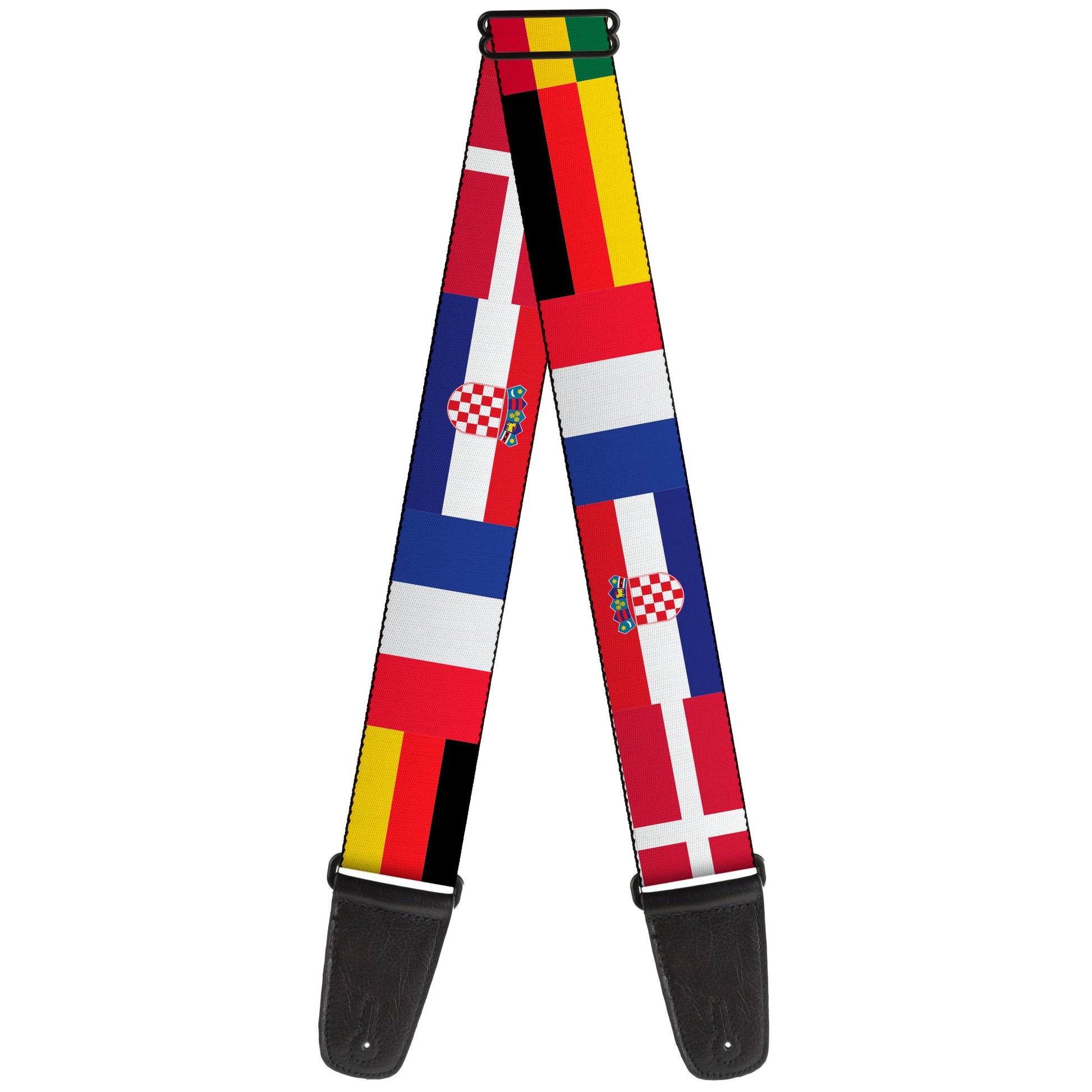 Guitar Strap - Soccer Fan World Cup Team Country Flags Guitar Straps Buckle-Down