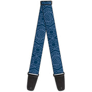 Guitar Strap - Avatar Last Airbender Water Element Symbol Blues Guitar Straps Avatar The Last Airbender