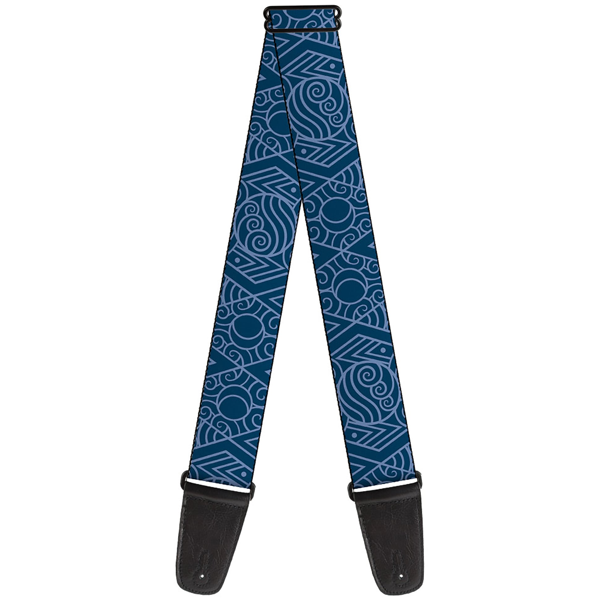 Guitar Strap - Avatar Last Airbender Water Element Symbol Blues Guitar Straps Avatar The Last Airbender