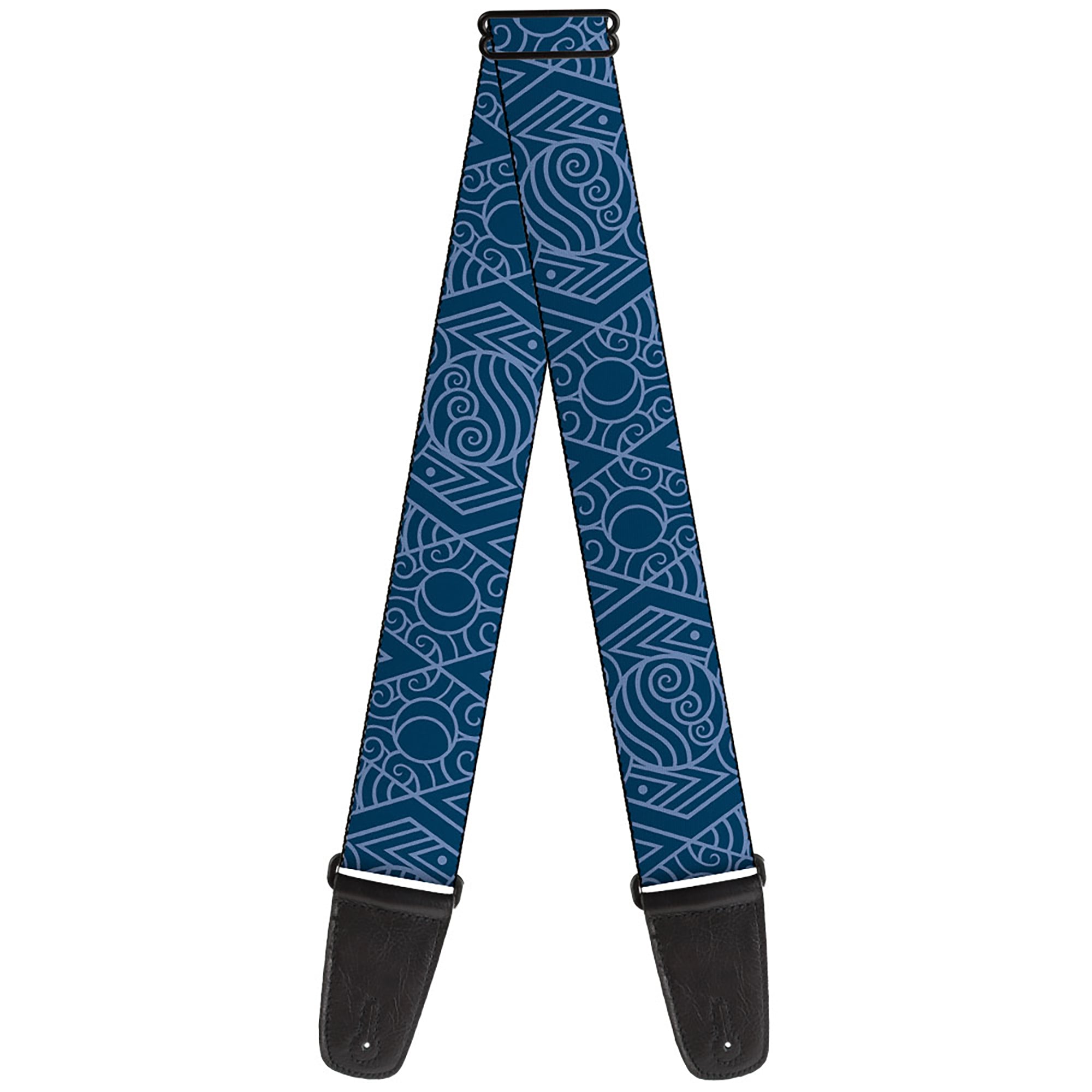 Guitar Strap - Avatar Last Airbender Water Element Symbol Blues Guitar Straps Avatar The Last Airbender