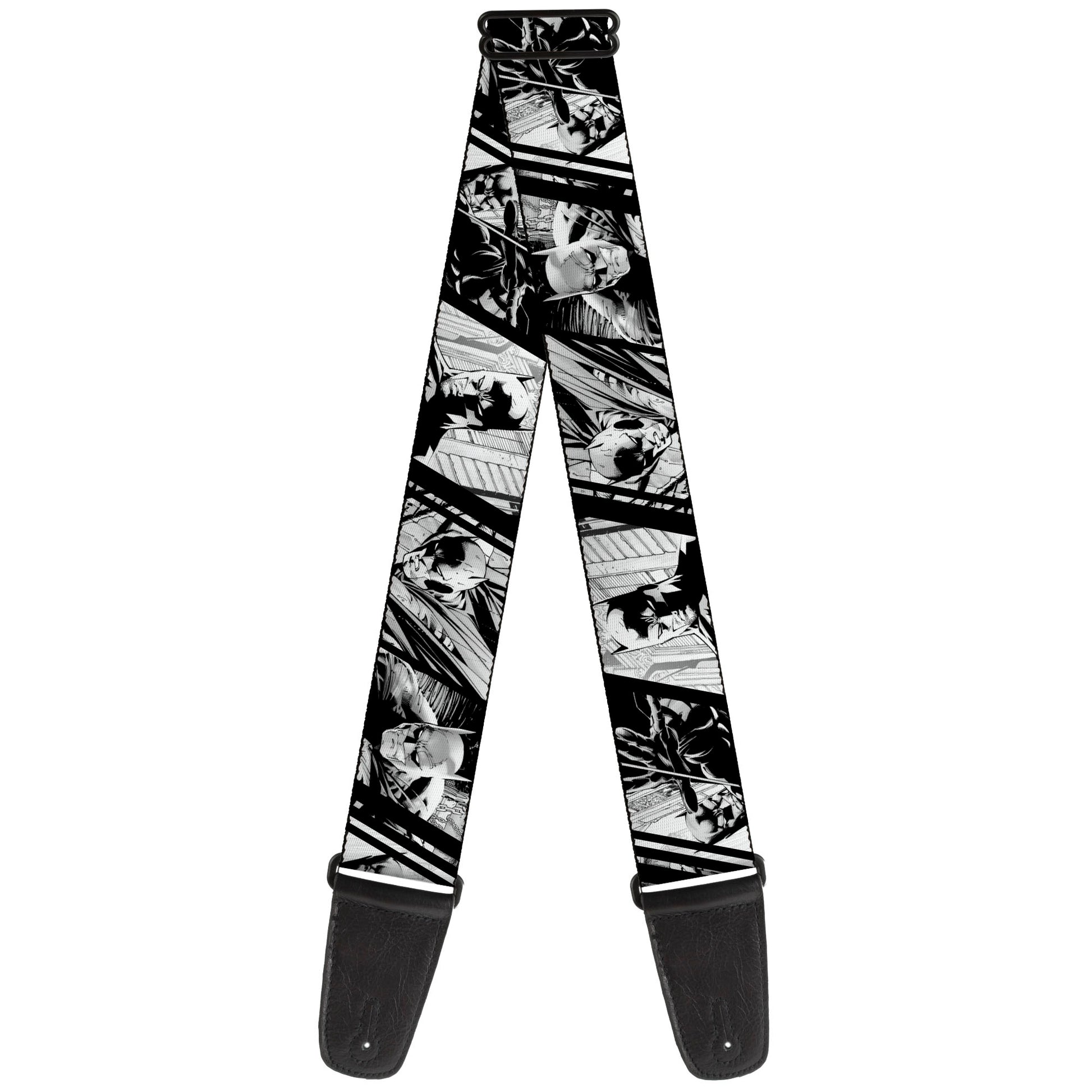 Guitar Strap - Batman Hush Pose Sketches Black/White Guitar Straps DC Comics   
