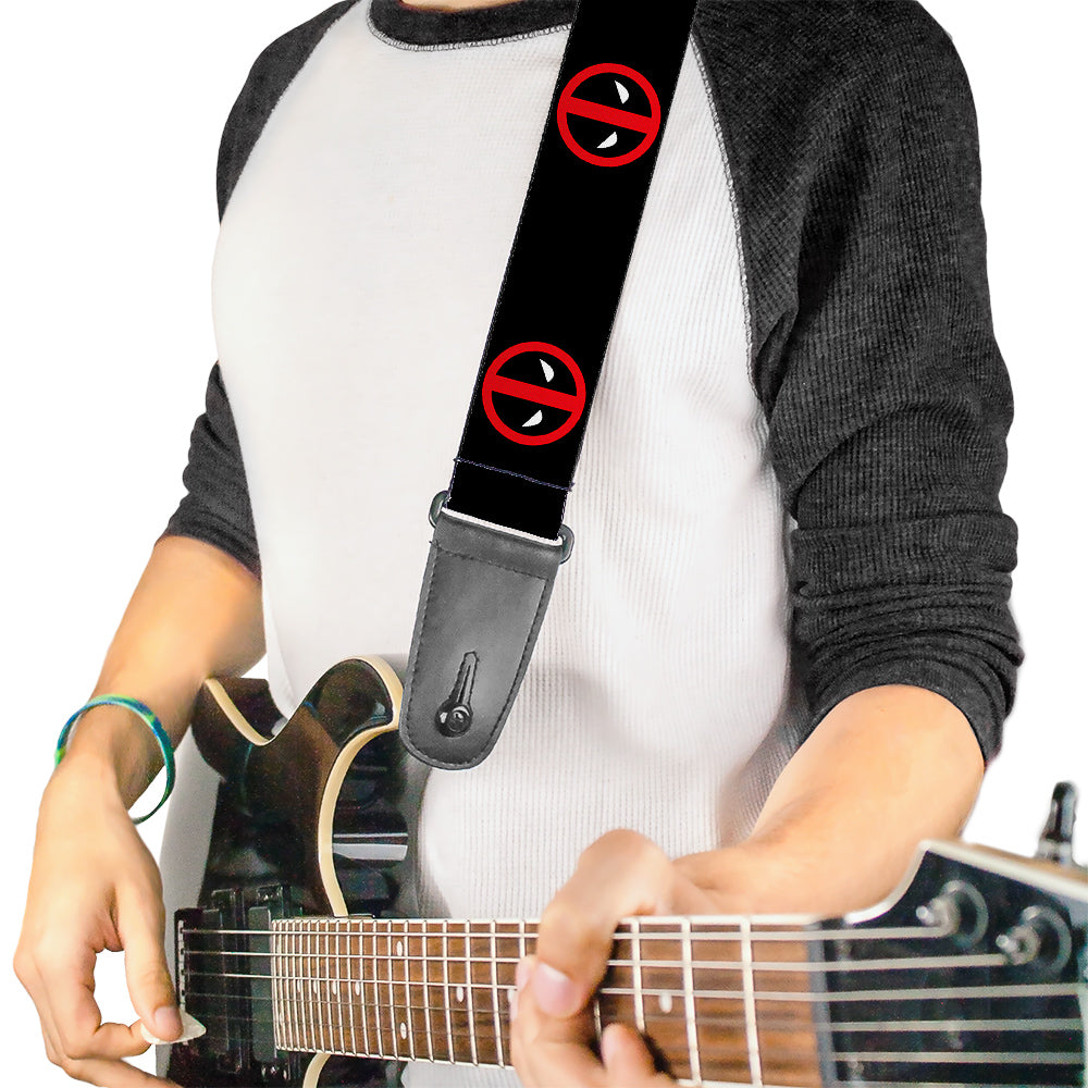 MARVEL DEADPOOL 

Guitar Strap - Deadpool Logo Black/Red/White