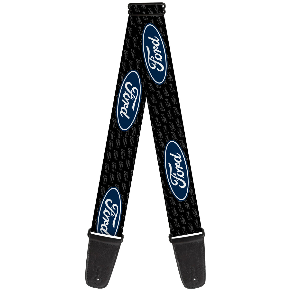 Guitar Strap - Ford Oval REPEAT w Text Guitar Straps Ford