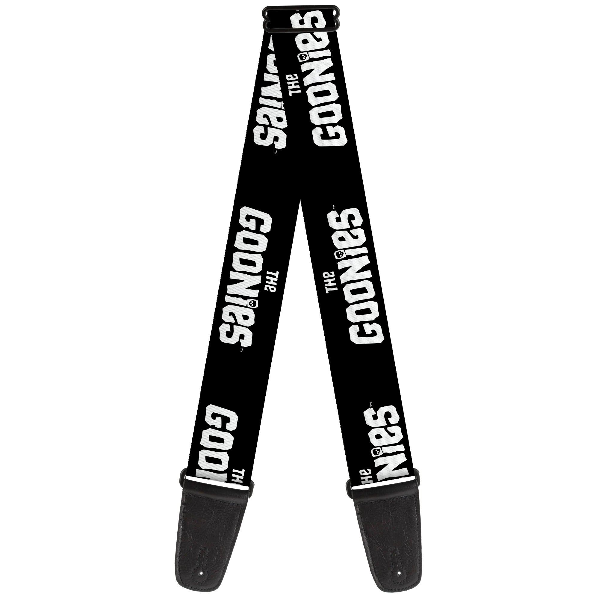 Guitar Strap - THE GOONIES Title Logo Black/White Guitar Straps The Goonies