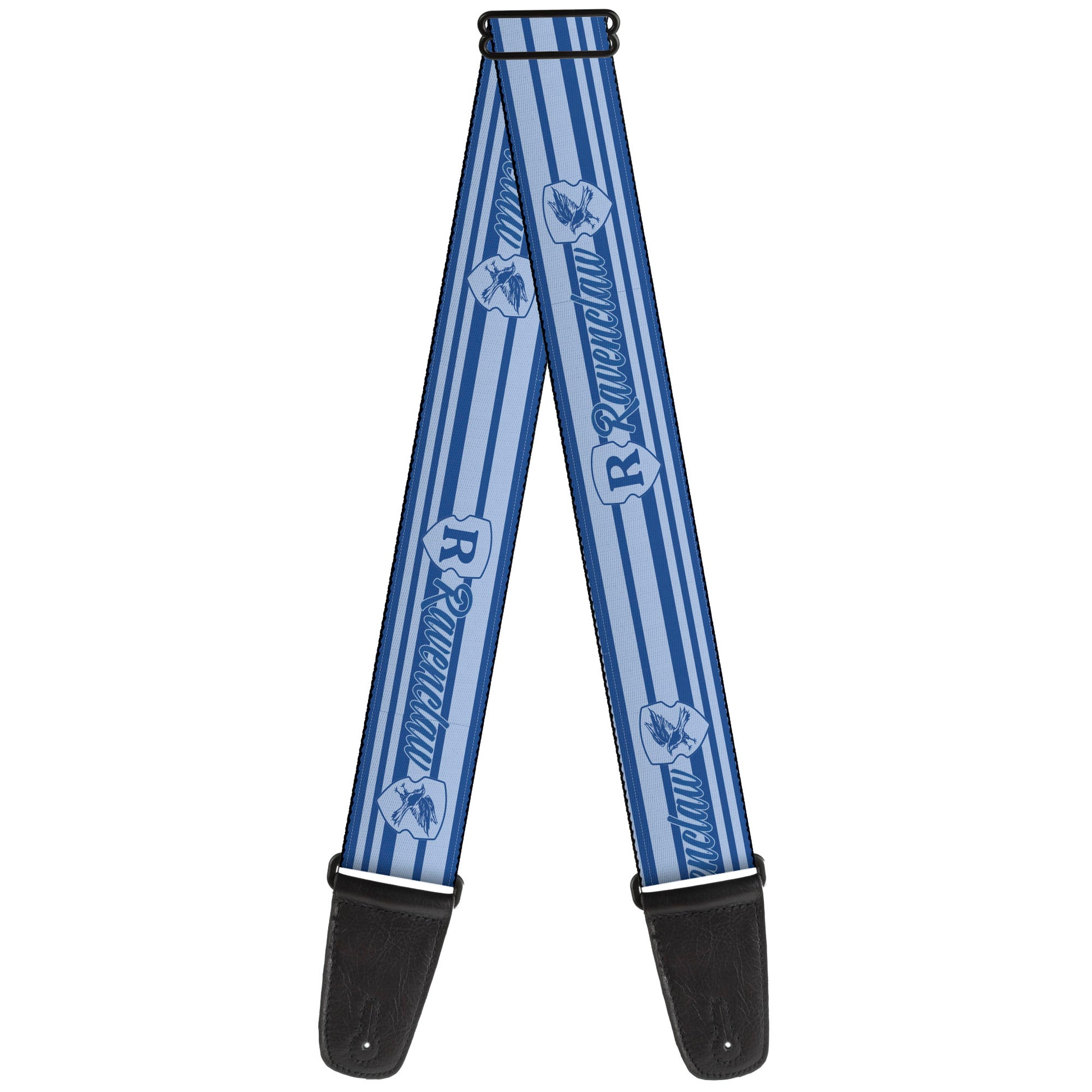 Guitar Strap - Harry Potter Ravenclaw House Champion Icons Stripe Blues Guitar Straps Harry Potter