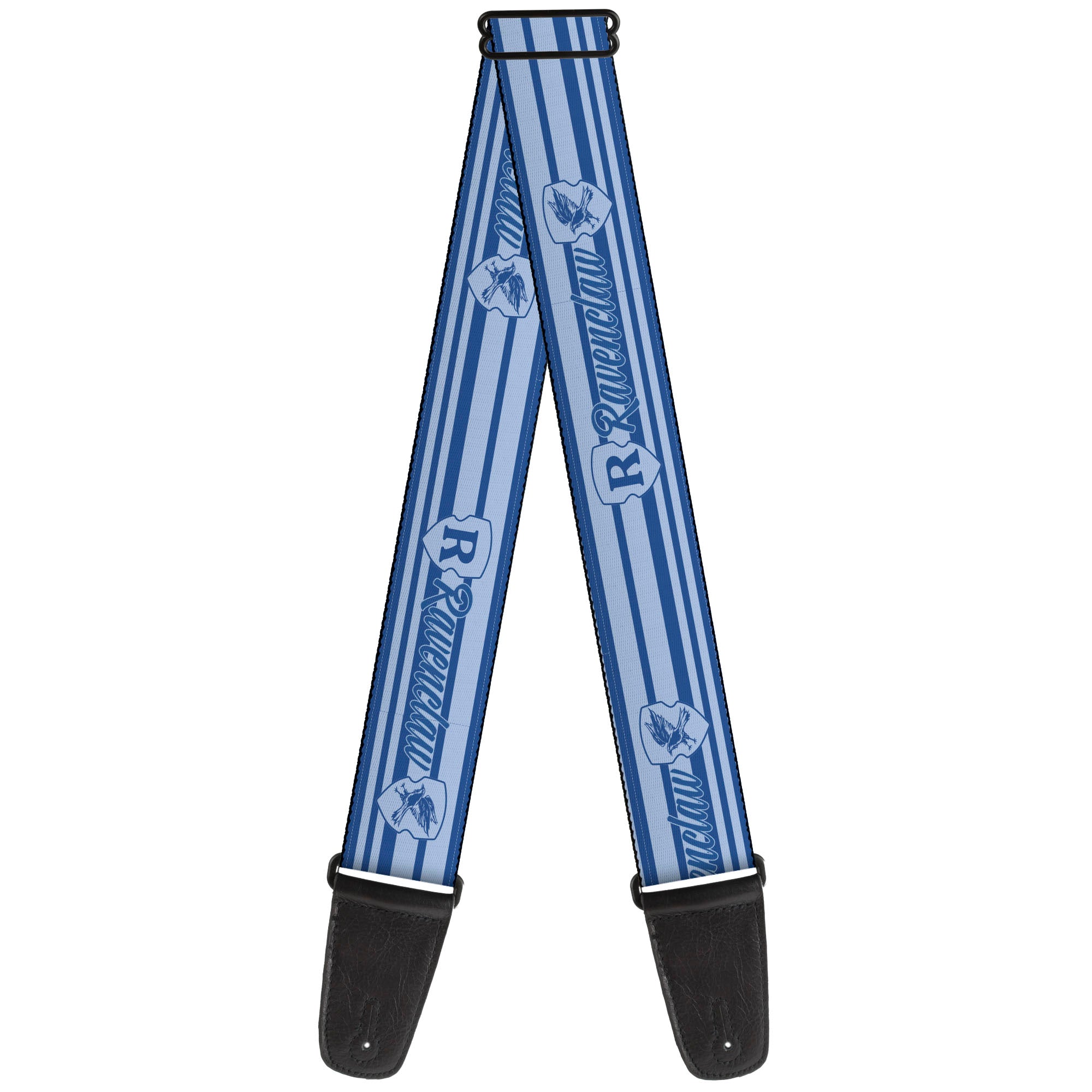 Guitar Strap - Harry Potter Ravenclaw House Champion Icons Stripe Blues Guitar Straps Harry Potter