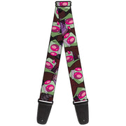 Guitar Strap - Invader Zim Close-Up Poses Reds Guitar Straps Invader Zim