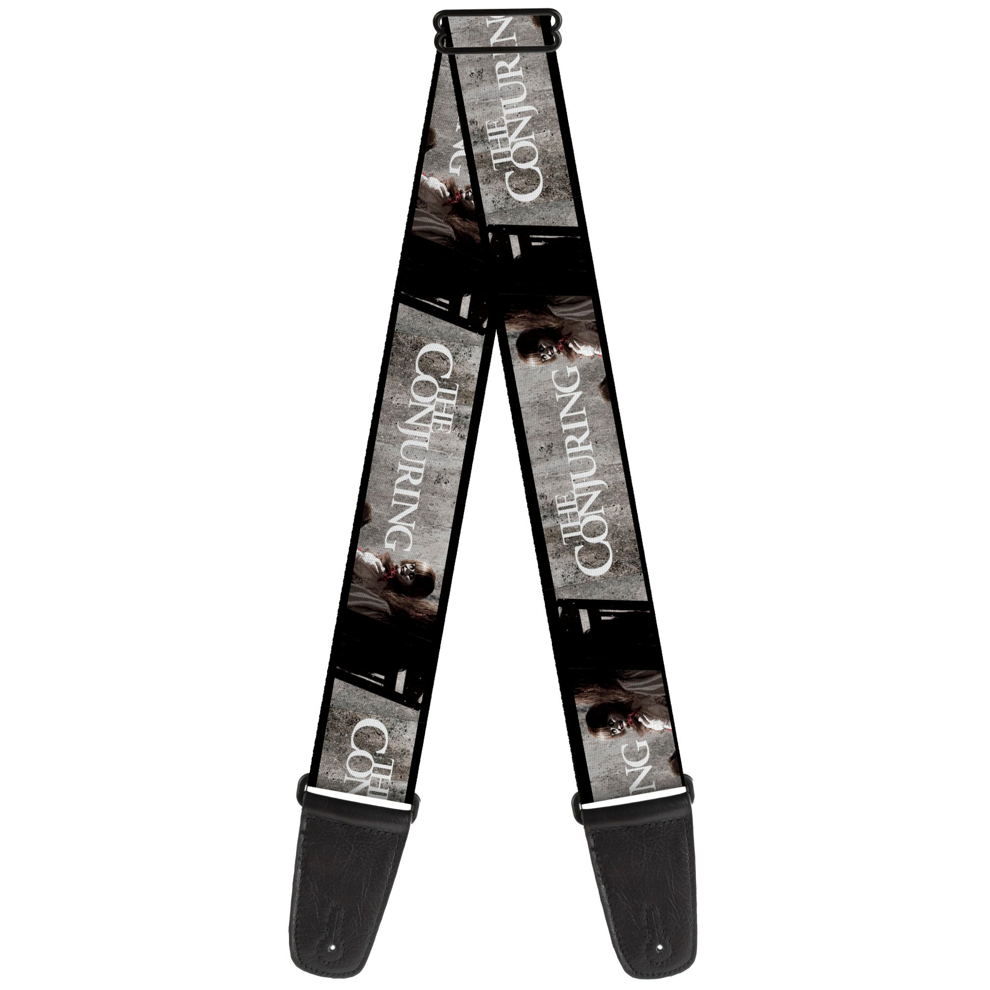 Guitar Strap - THE CONJURING Annabelle Scene and Title Logo Guitar Straps The Conjuring