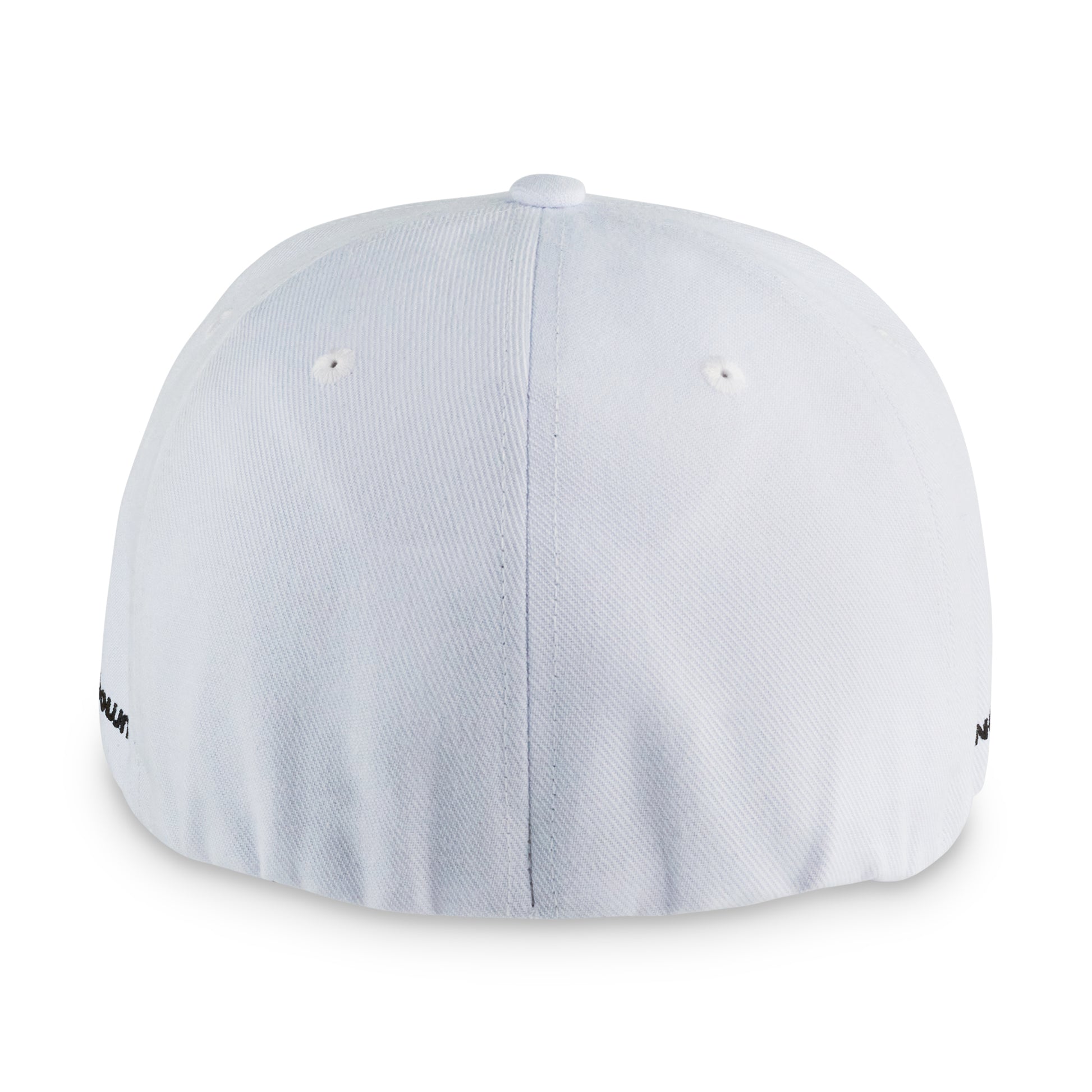 Fitted Hat - Buckle-Down Wings Logo White with Black Embroidery Hats Buckle-Down