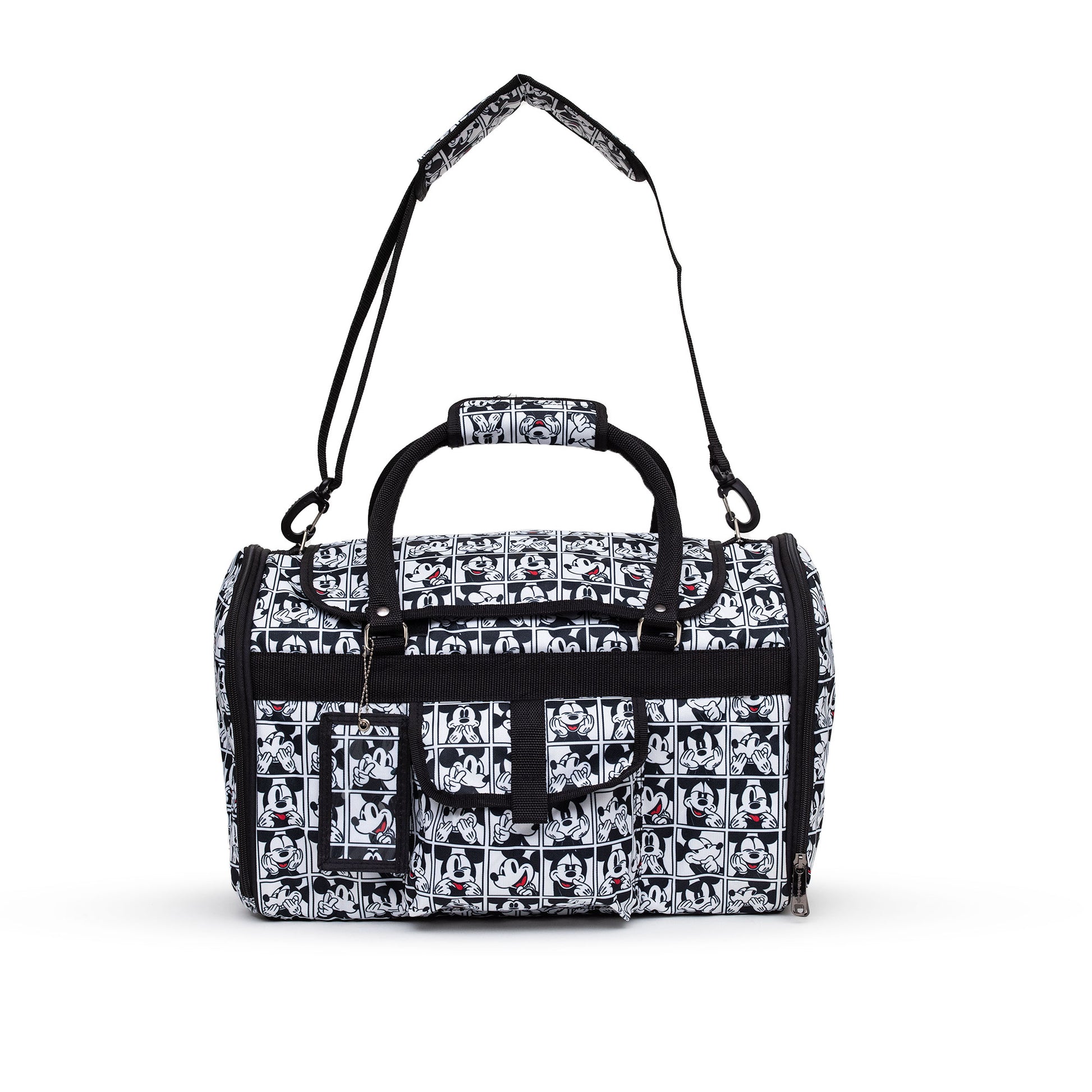 Pet Carrier - Mickey Mouse Expression Blocks White/Black/Red Pet Carriers Disney   