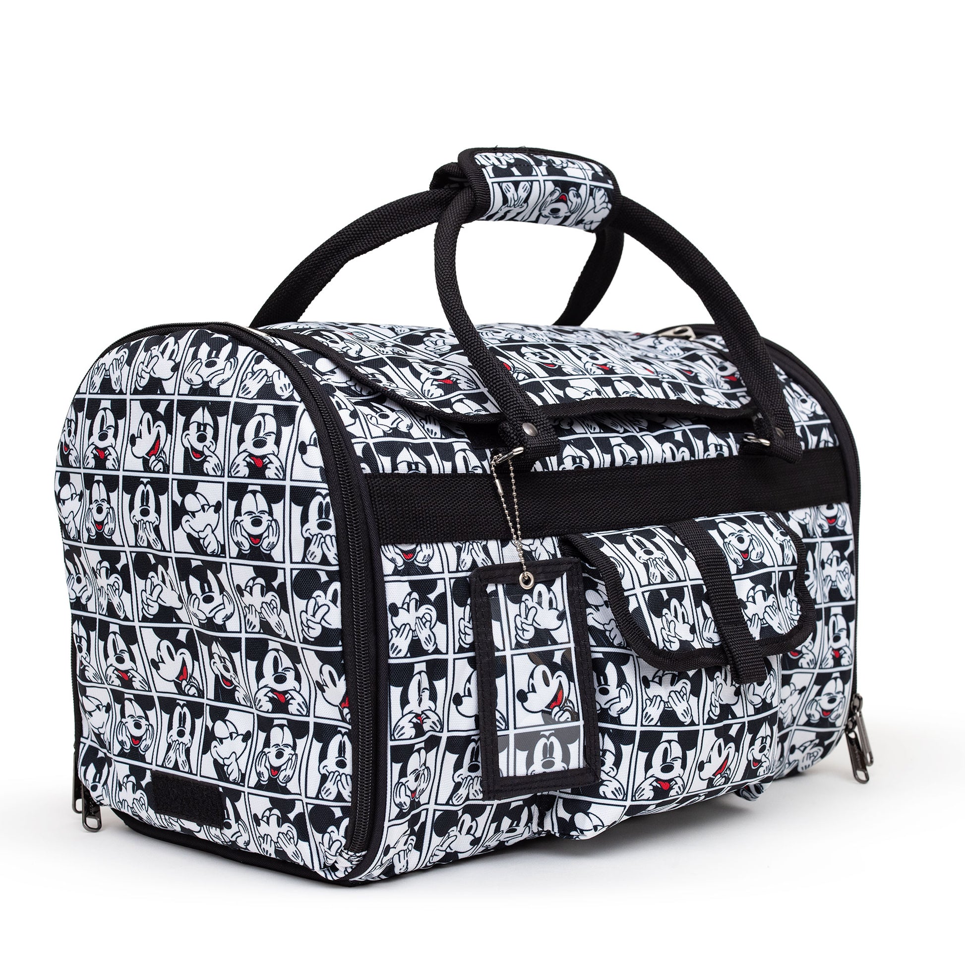 Pet Carrier - Mickey Mouse Expression Blocks White/Black/Red Pet Carriers Disney   