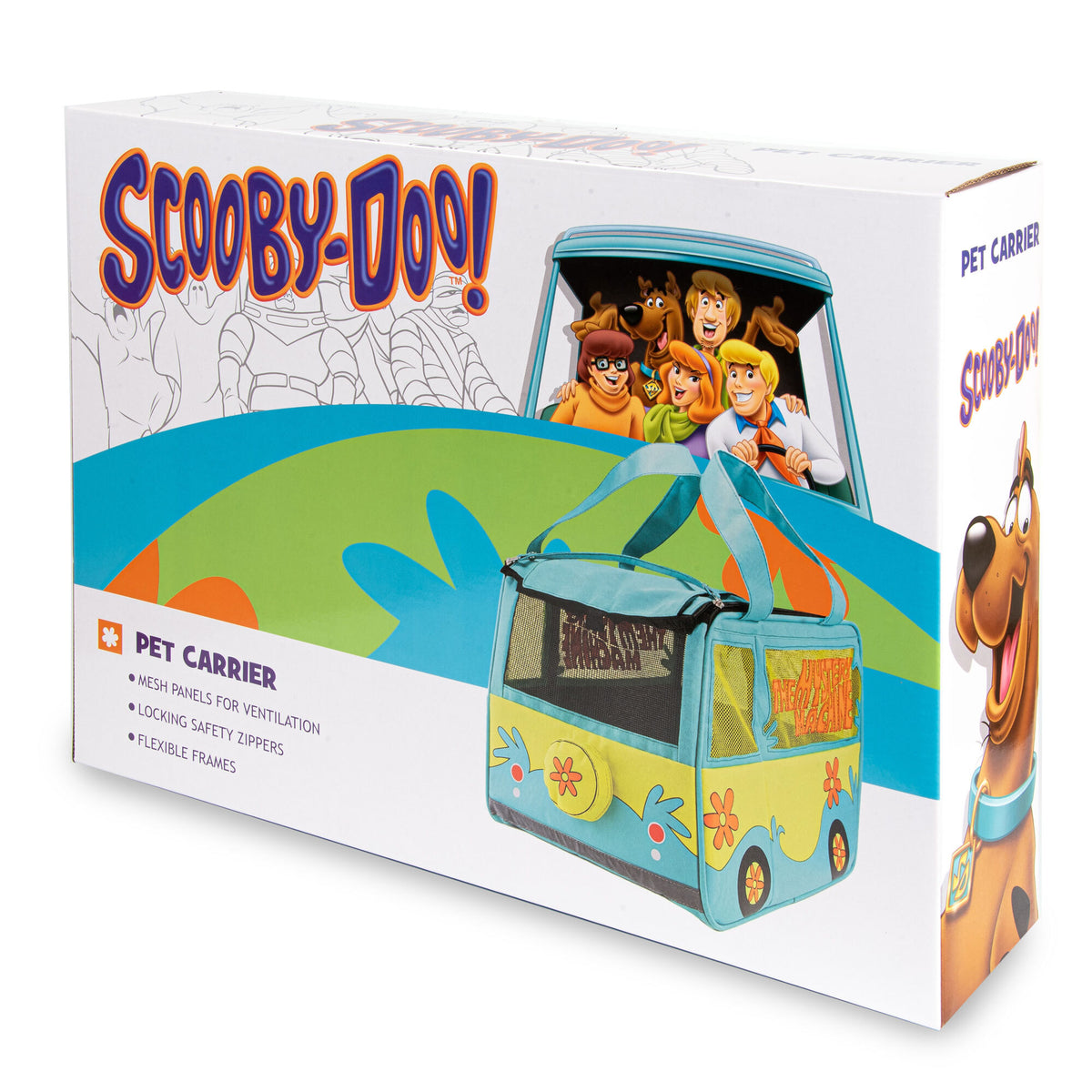 Buckle-Down Pet Carrier - Scooby Doo The Mystery Machine Van Pet Carriers Scooby Doo