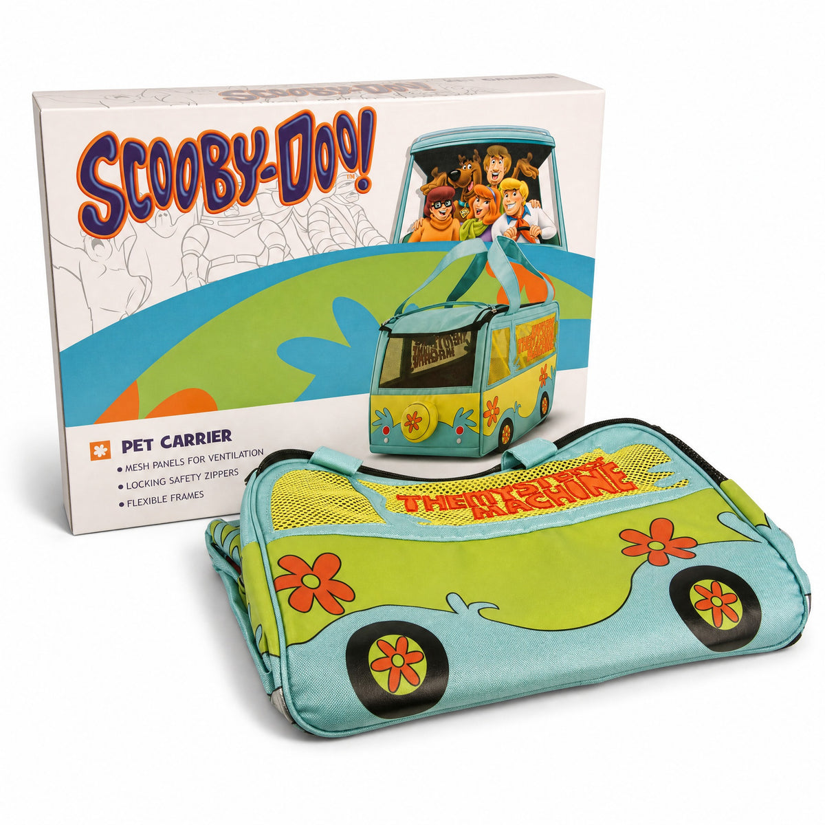 Buckle-Down Pet Carrier - Scooby Doo The Mystery Machine Van Pet Carriers Scooby Doo