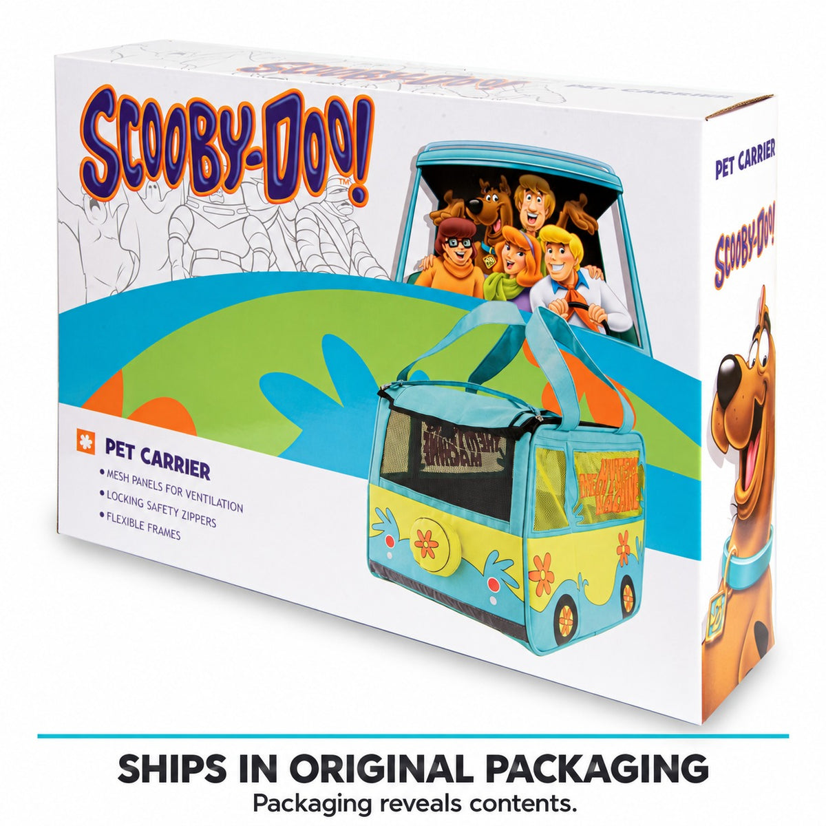 Buckle-Down Pet Carrier - Scooby Doo The Mystery Machine Van Pet Carriers Scooby Doo