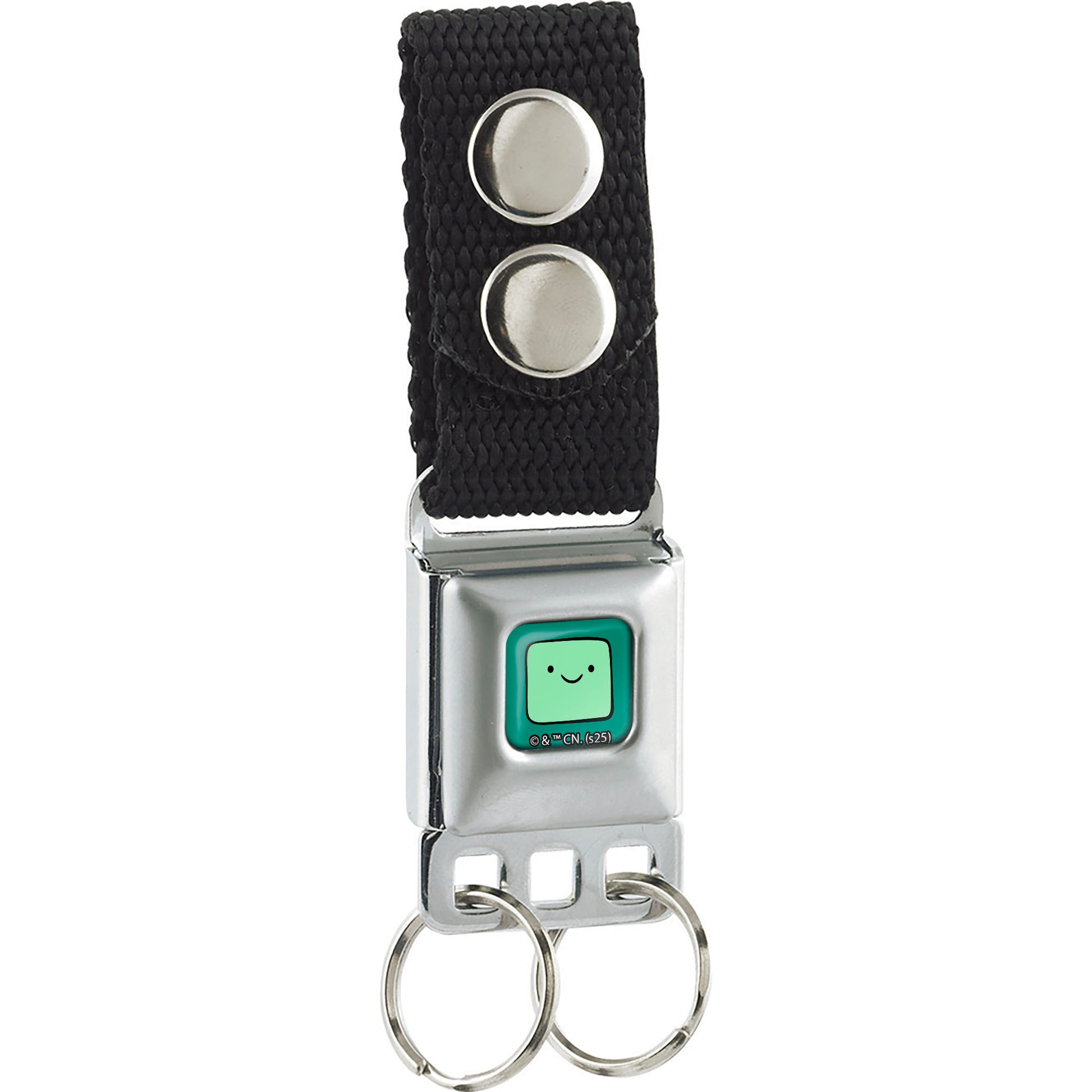 Keychain - Adventure Time BMO Face Close-Up Full Color Turquoise Keychains Adventure Time