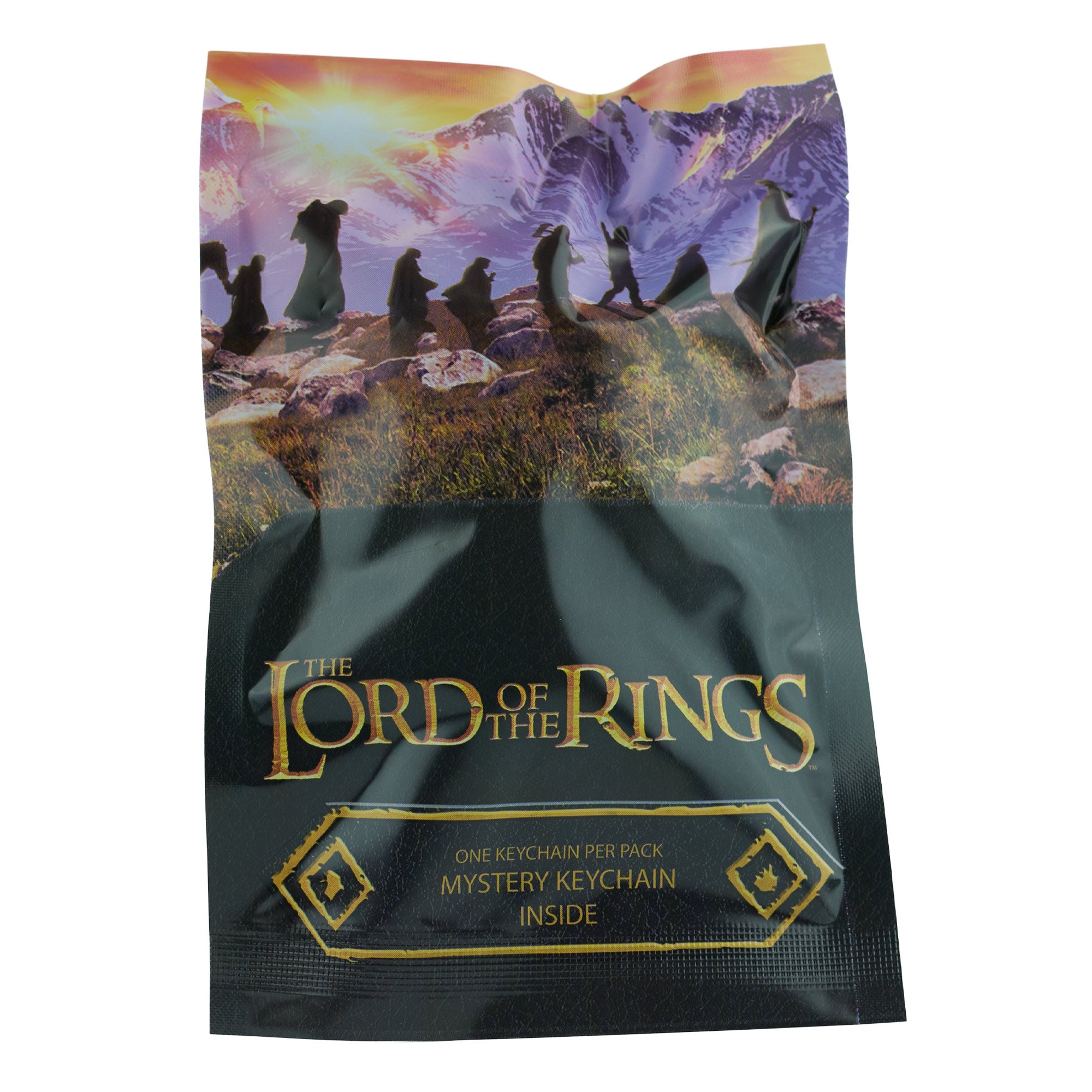 The Lord of the Rings Mystery Backpack Keychain Charm Blind Box Series, Gandalf, Gollum, Merry, Pippin, Frodo, or Samwise Blind Box Keychains The Lord of the Rings