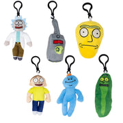 Rick and Morty Mystery Backpack Keychain Charm Blind Box Series, Rick, Morty, Pickle Rick, Mr. Meeseeks, Cromulon, or a Portal Gun Blind Box Keychains Rick and Morty