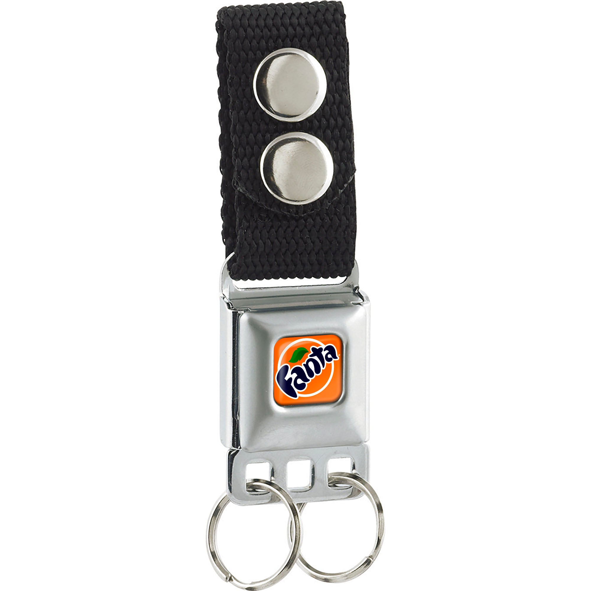 Keychain - FANTA Orange Logo Full Color Orange/Blue/White Keychains Coca-Cola