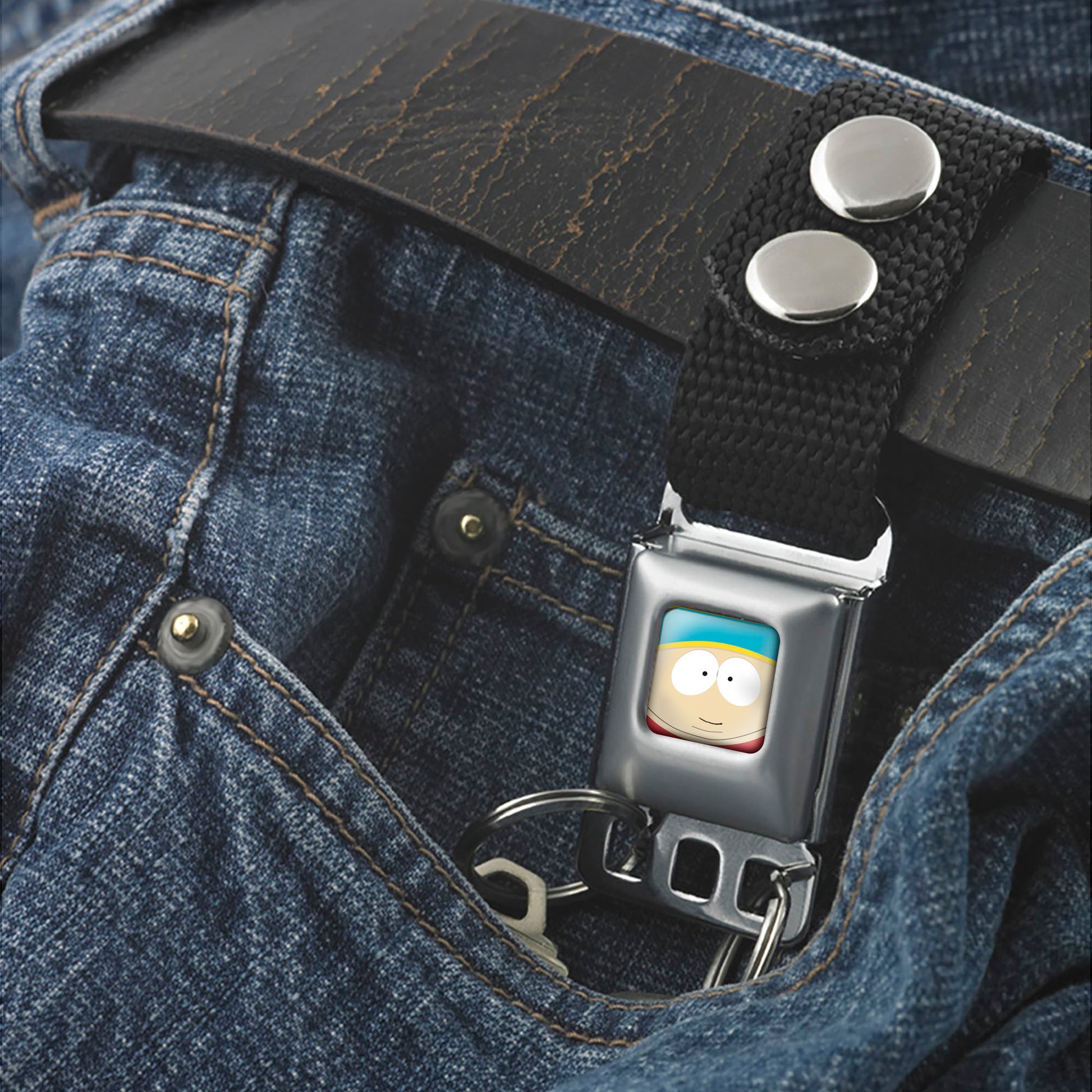 Keychain - South Park Eric Cartman Face Close-Up Full Color Keychains South Park