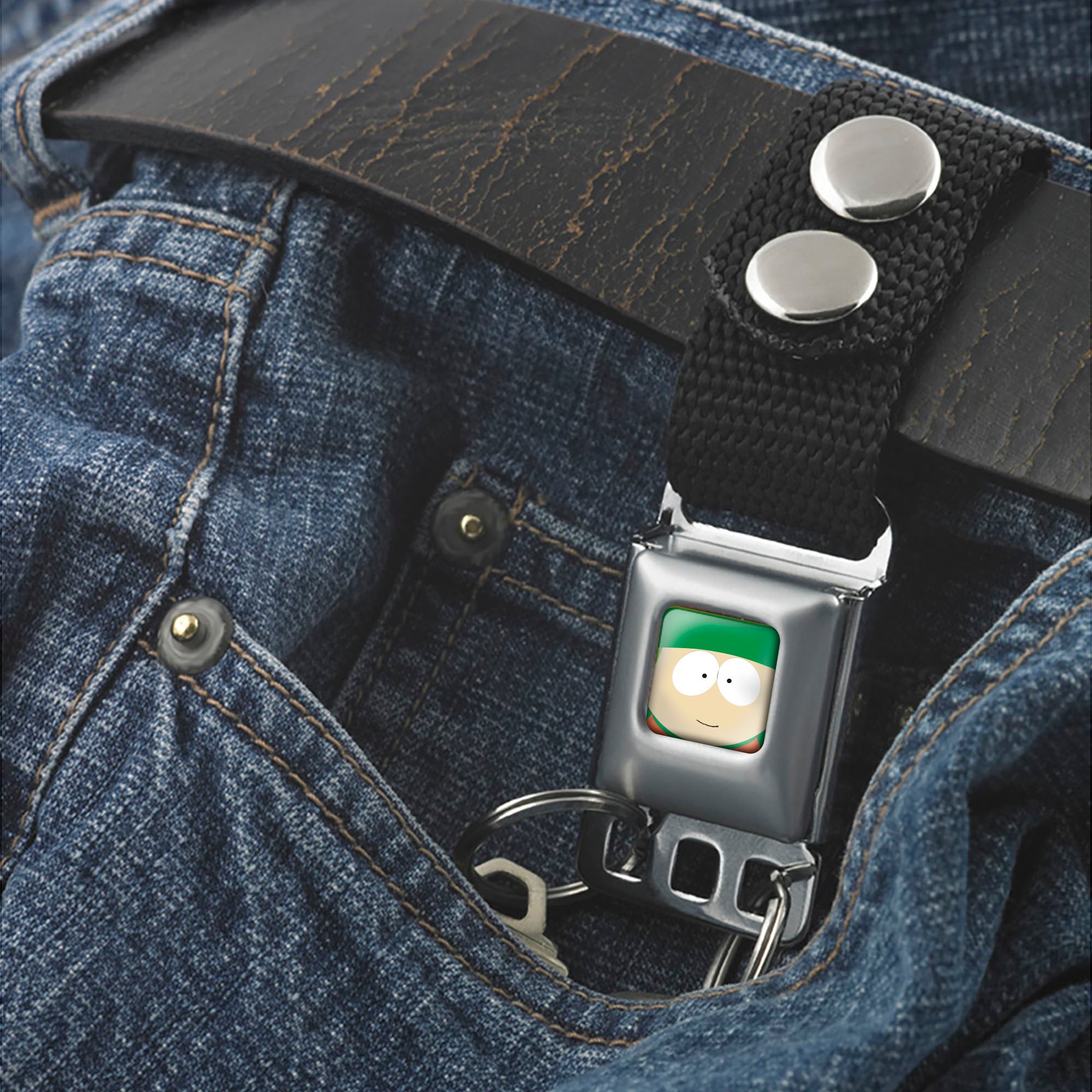 Keychain - South Park Kyle Broflovski Face Close-Up Full Color Keychains South Park