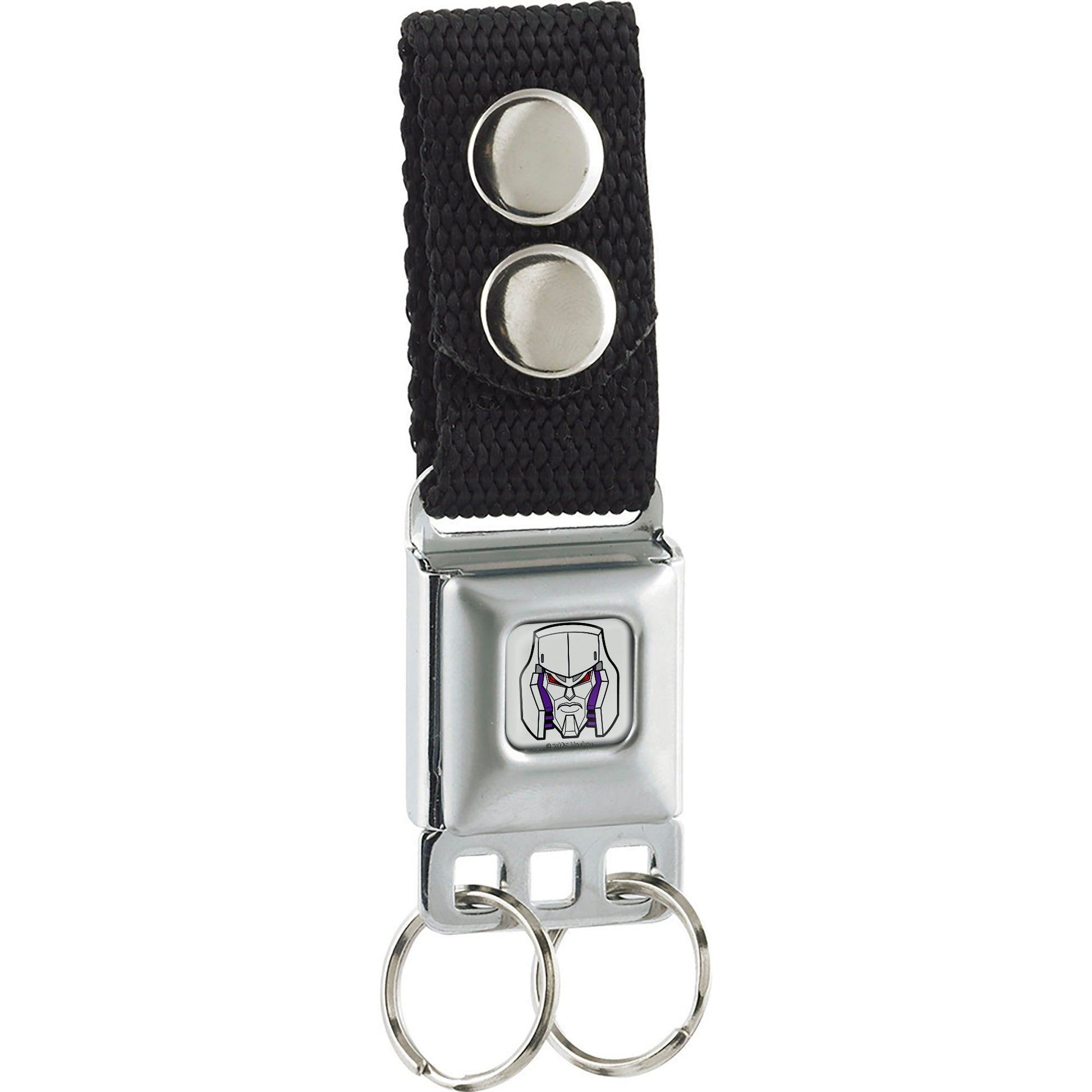 Keychain - Transformers Megatron Face Full Color Gray Keychains Transformers
