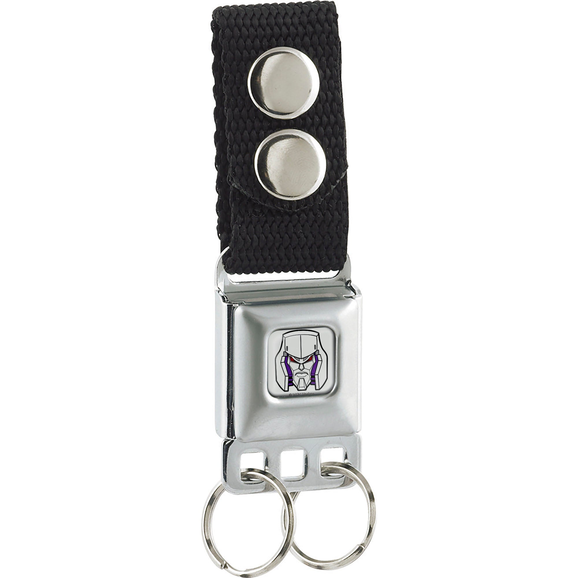 Keychain - Transformers Megatron Face Full Color Gray Keychains Transformers