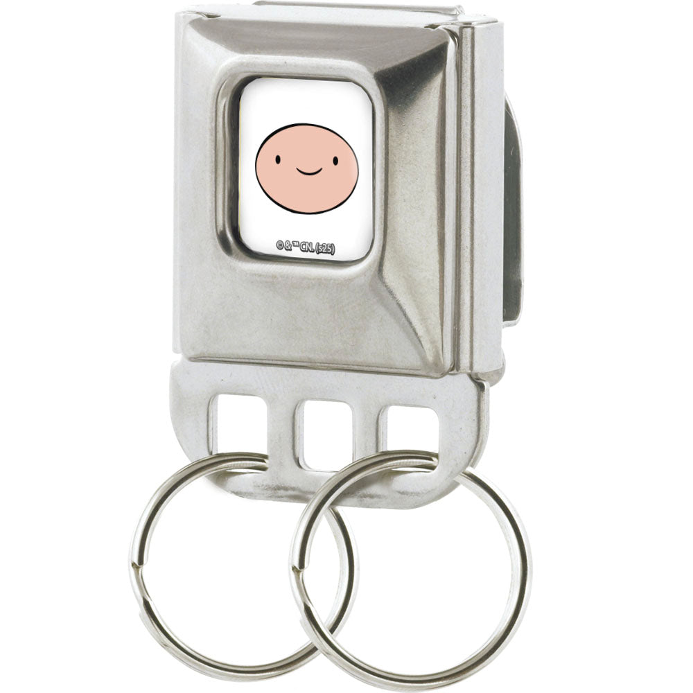 Keyholder - Adventure Time Finn Face Close-Up Full Color White Key Holders Adventure Time