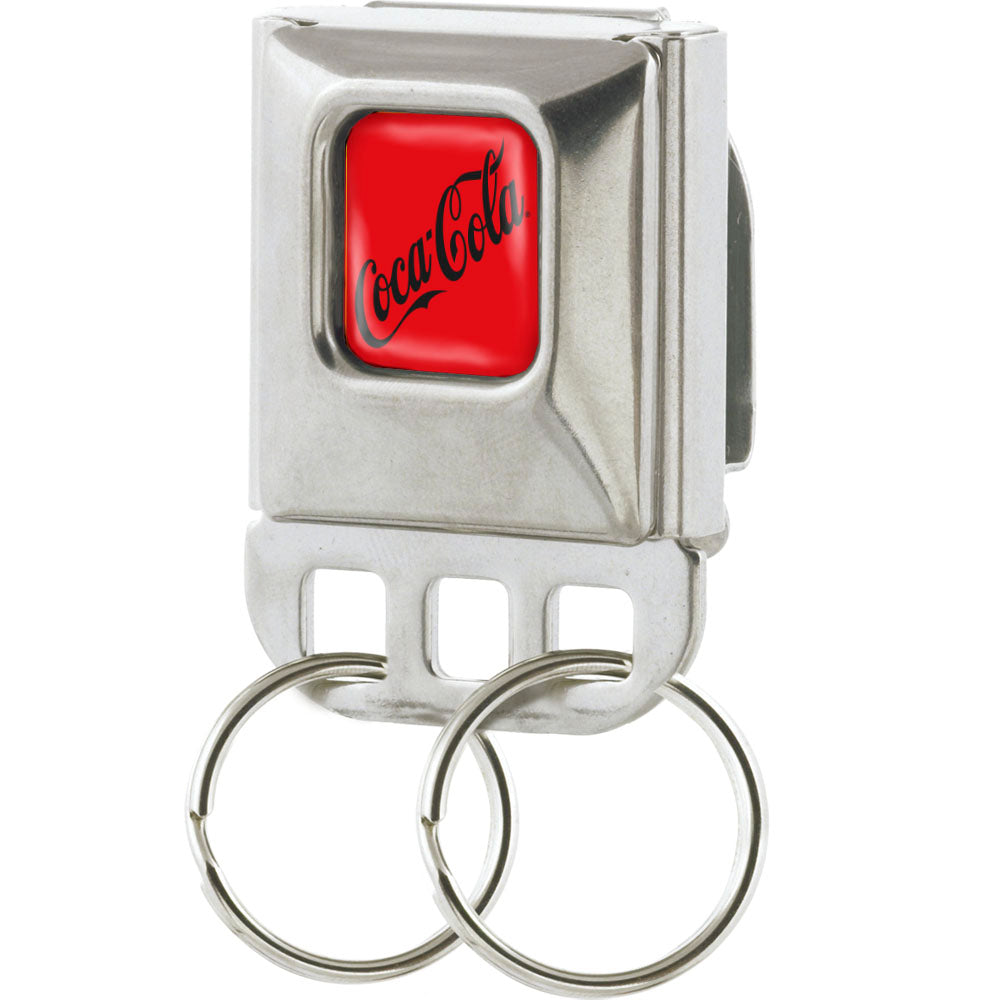 Keyholder - COCA-COLA Zero Script Logo Full Color Red/Black Key Holders Coca-Cola