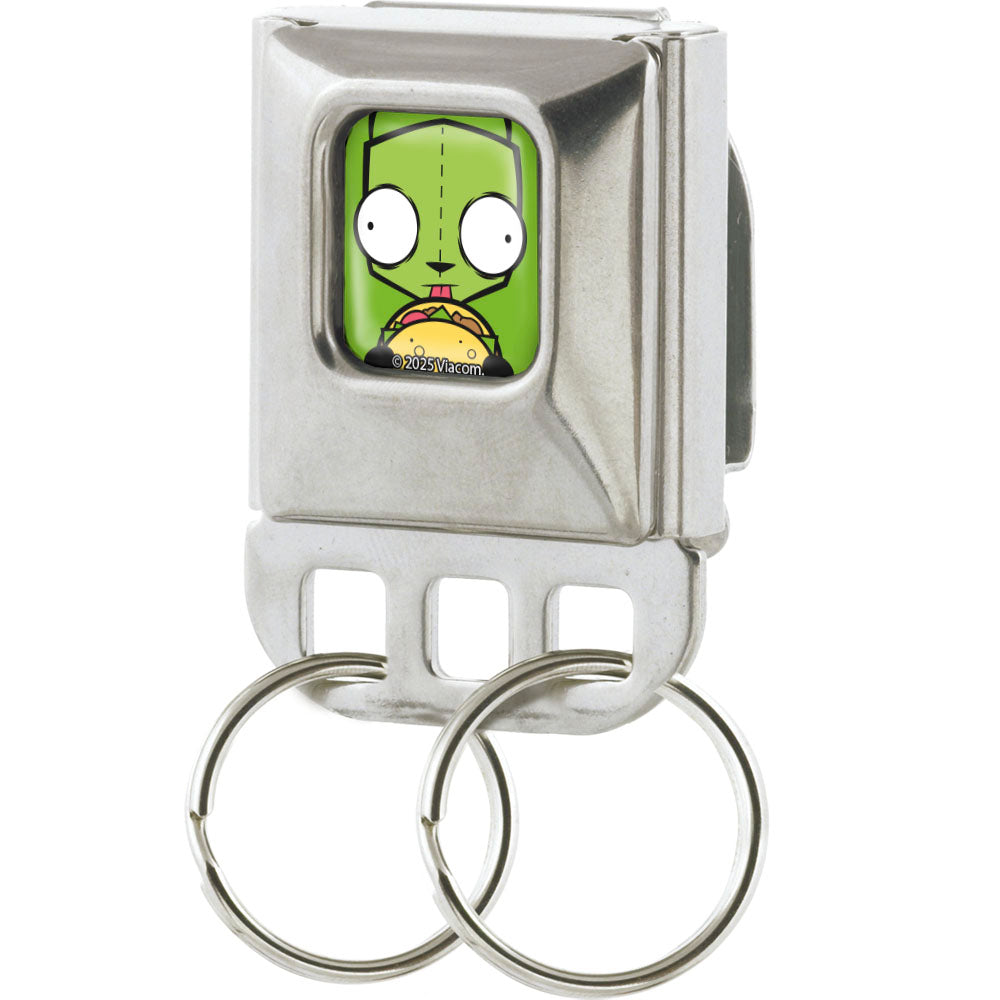 Keyholder - Invader Zim GIR Taco Pose Full Color Green Key Holders Invader Zim
