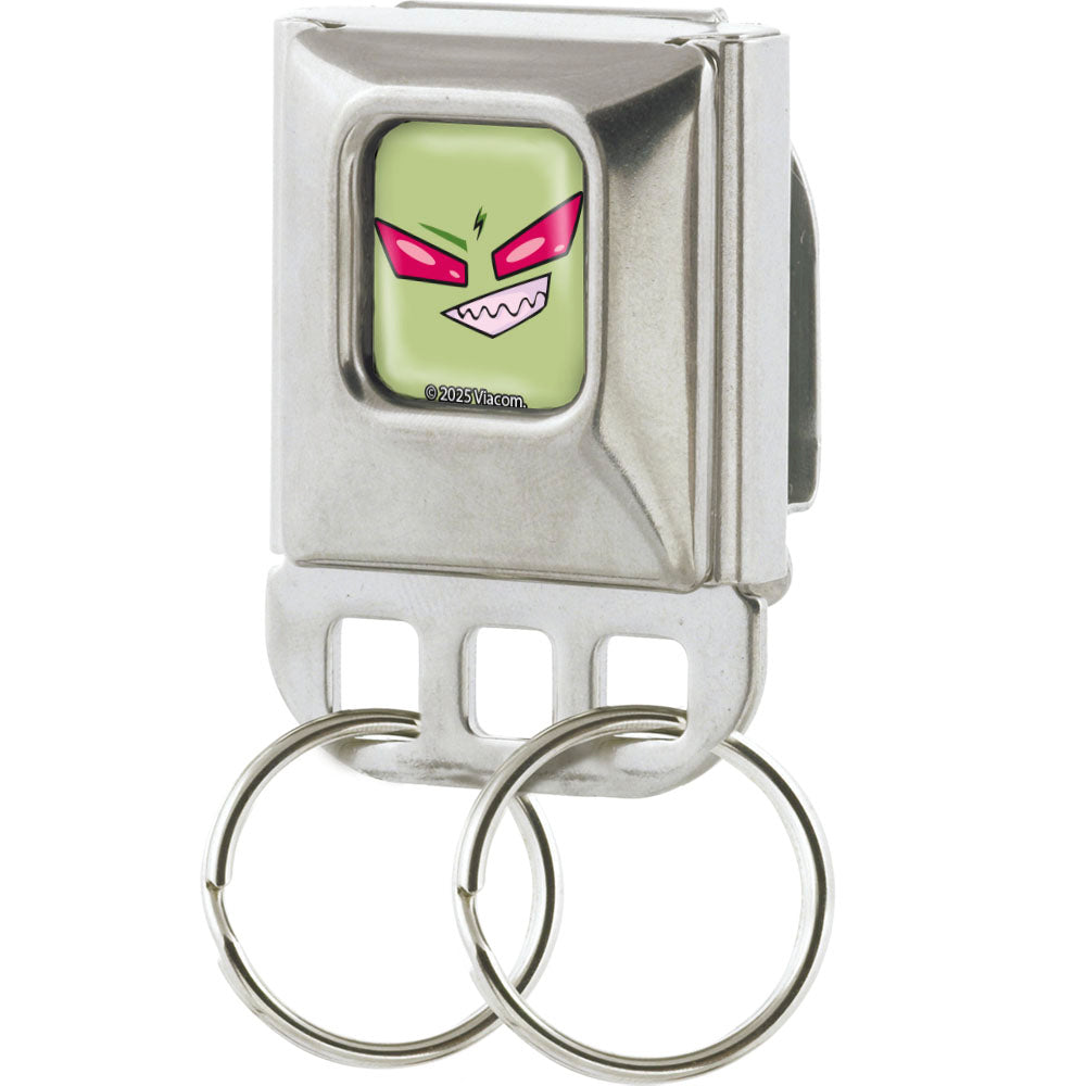 Keyholder - Invader Zim Face Close-Up Full Color Green Key Holders Invader Zim