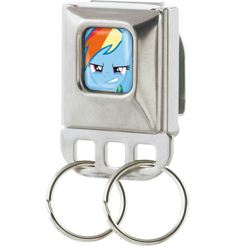 Keyholder - My Little Pony Rainbow Dash Face Close-Up Full Color Blue Key Holders Hasbro